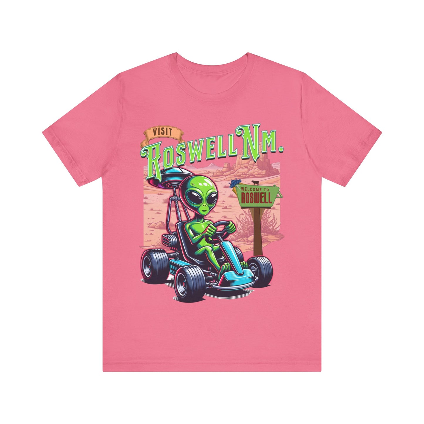 Visit Roswell New Mexico - Unisex Jersey Short Sleeve Tee.