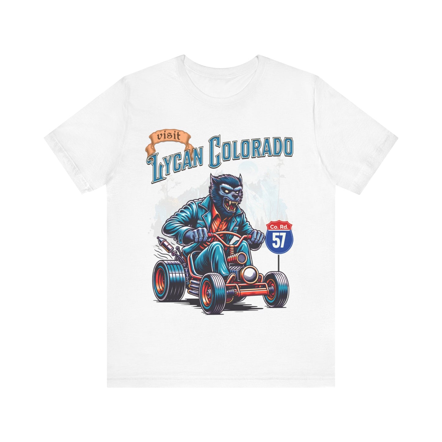Visit Lycan Colorado - Unisex Jersey Short Sleeve Tee.