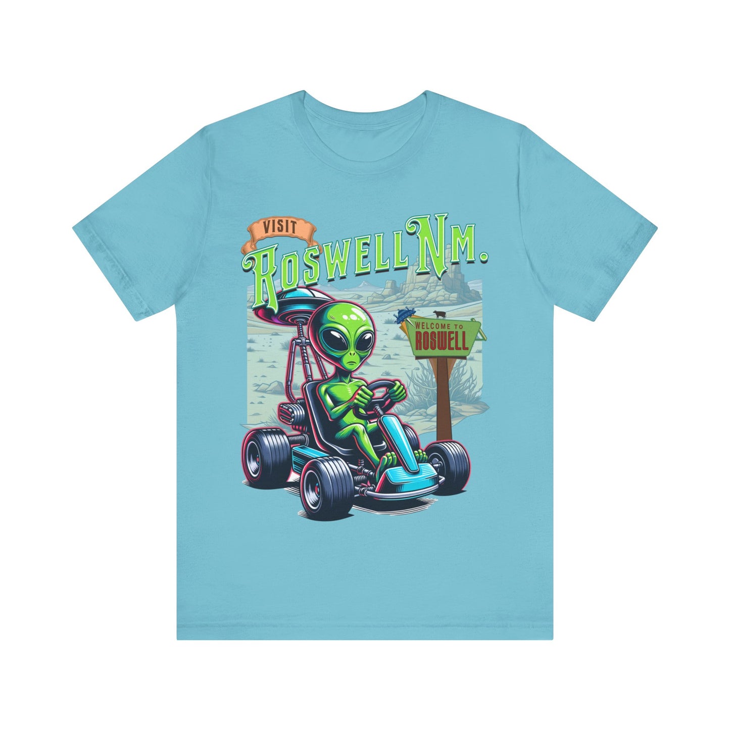 Visit Roswell New Mexico - Unisex Jersey Short Sleeve Tee.