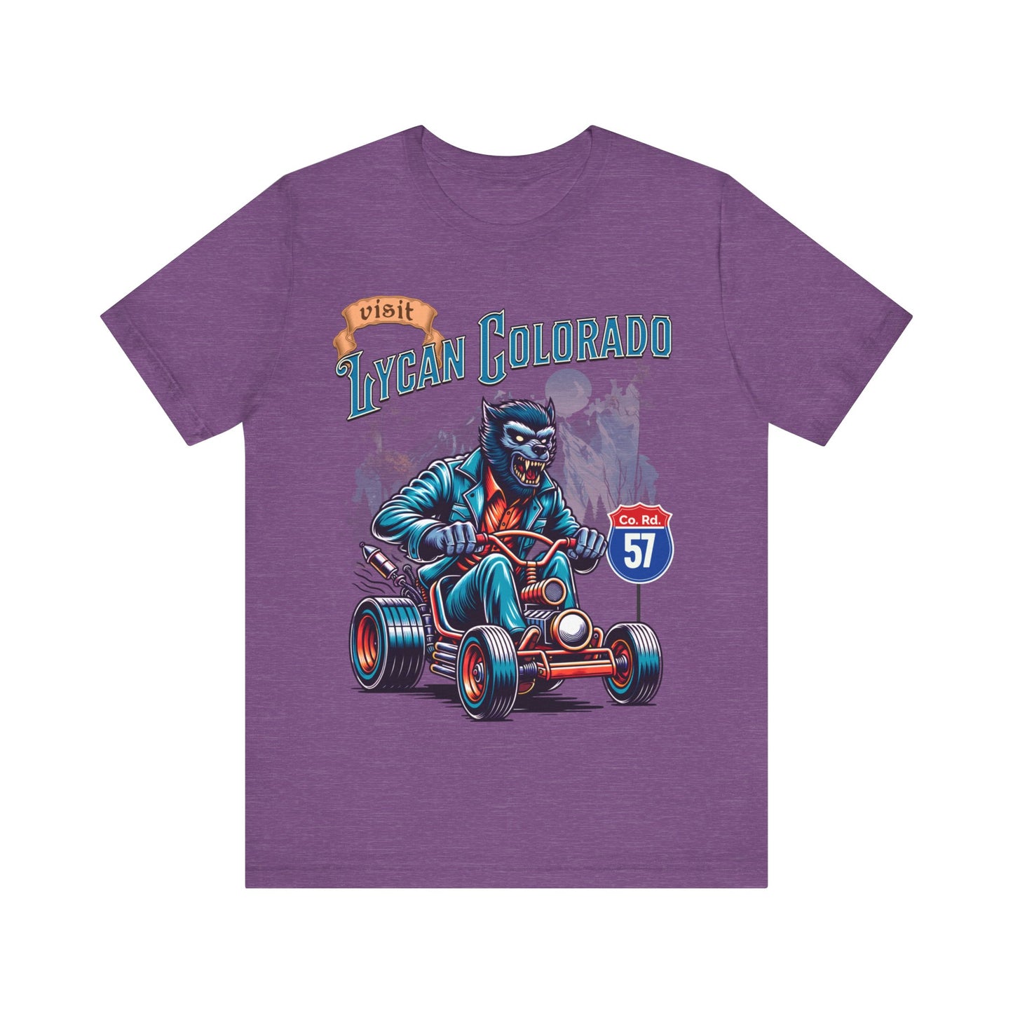 Visit Lycan Colorado - Unisex Jersey Short Sleeve Tee.