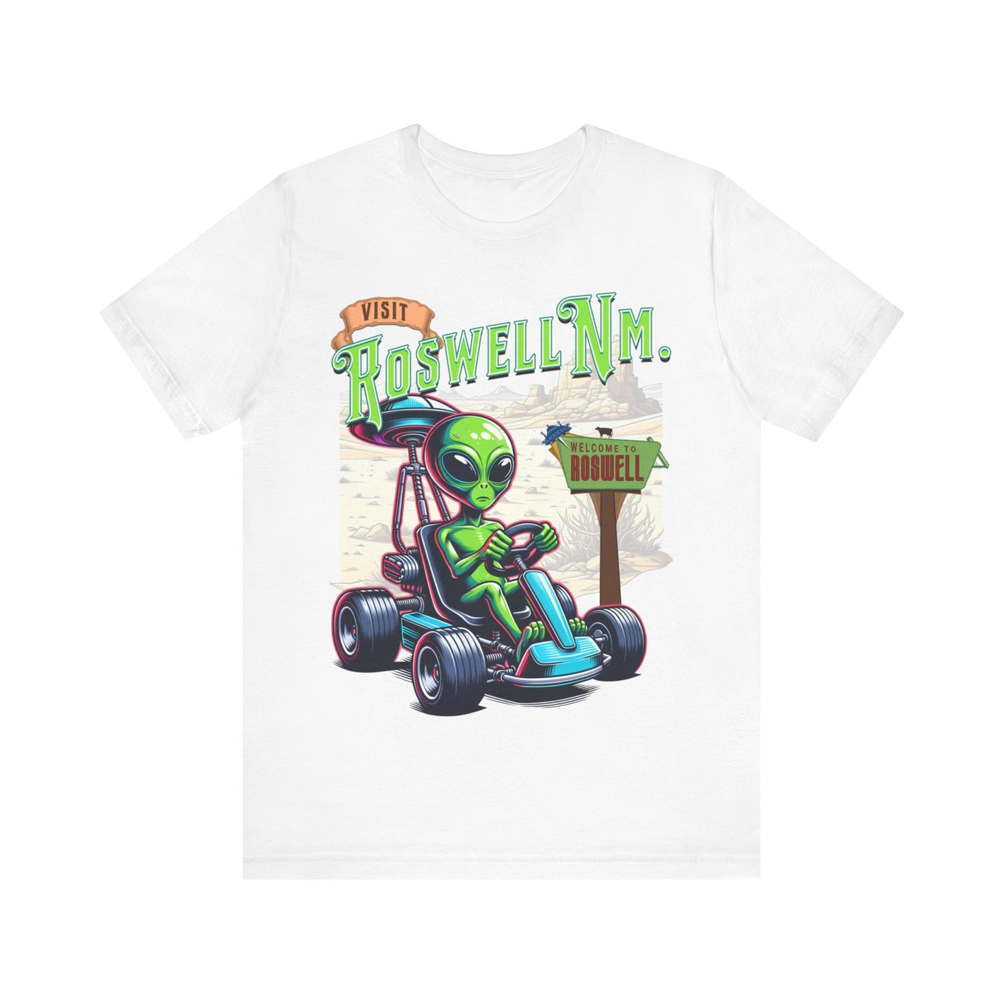 Visit Roswell New Mexico - Unisex Jersey Short Sleeve Tee.