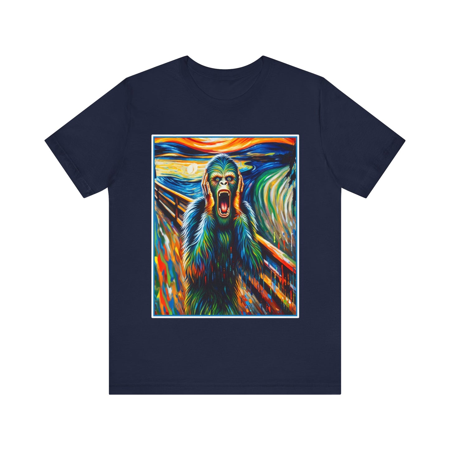 The Screaming Sasquatch - Unisex Jersey Short Sleeve Tee