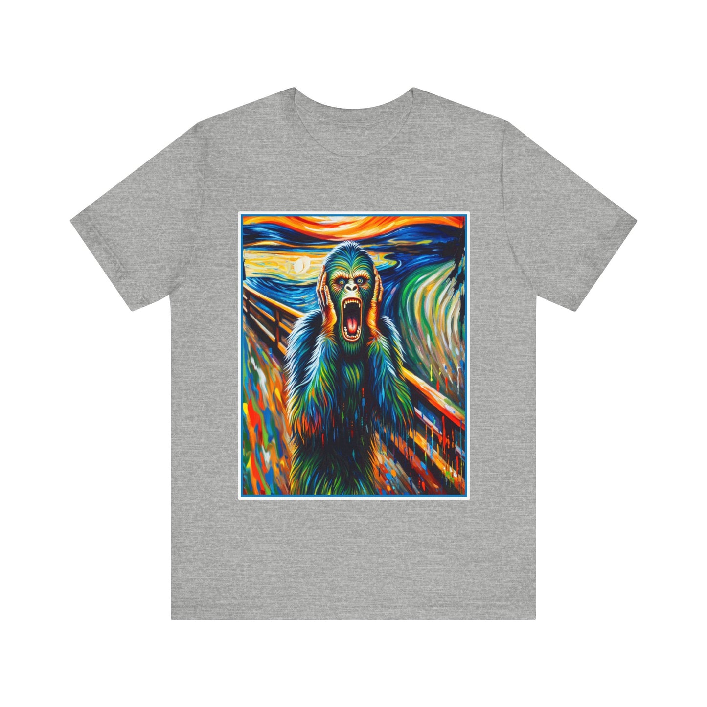 The Screaming Sasquatch - Unisex Jersey Short Sleeve Tee