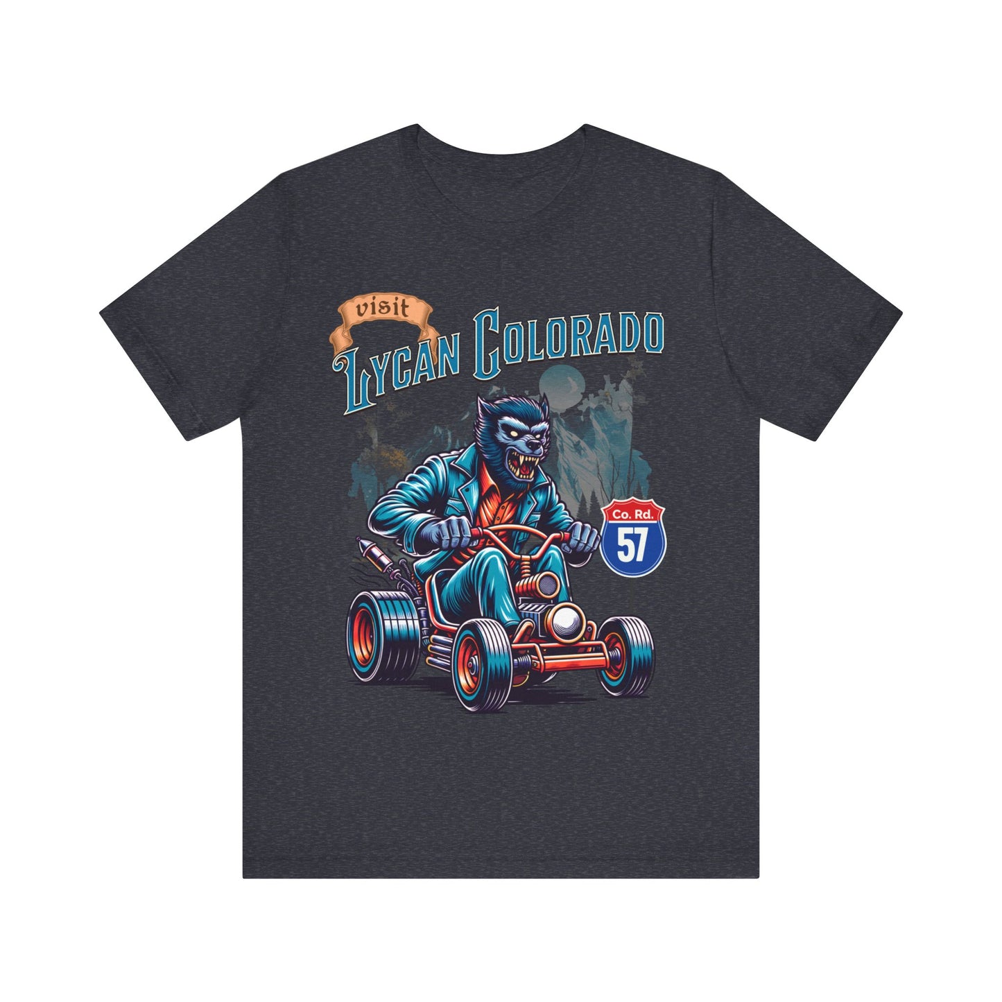 Visit Lycan Colorado - Unisex Jersey Short Sleeve Tee.