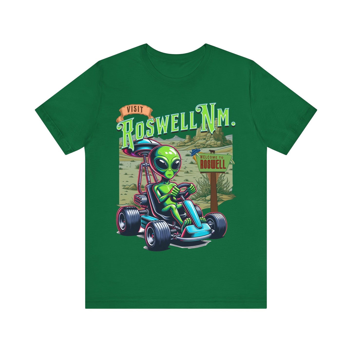 Visit Roswell New Mexico - Unisex Jersey Short Sleeve Tee.