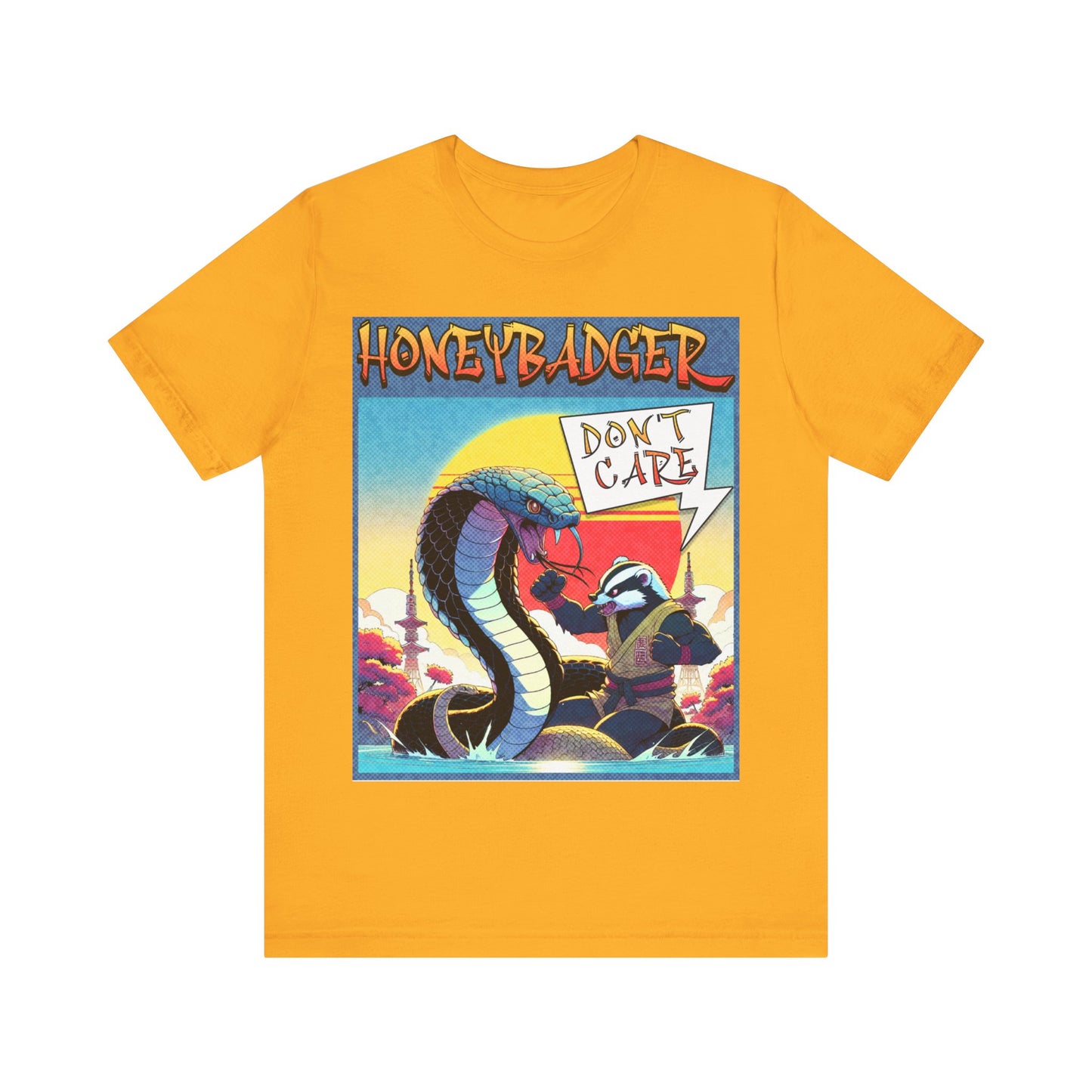 Honey Badger - Unisex Jersey Short Sleeve Tee.