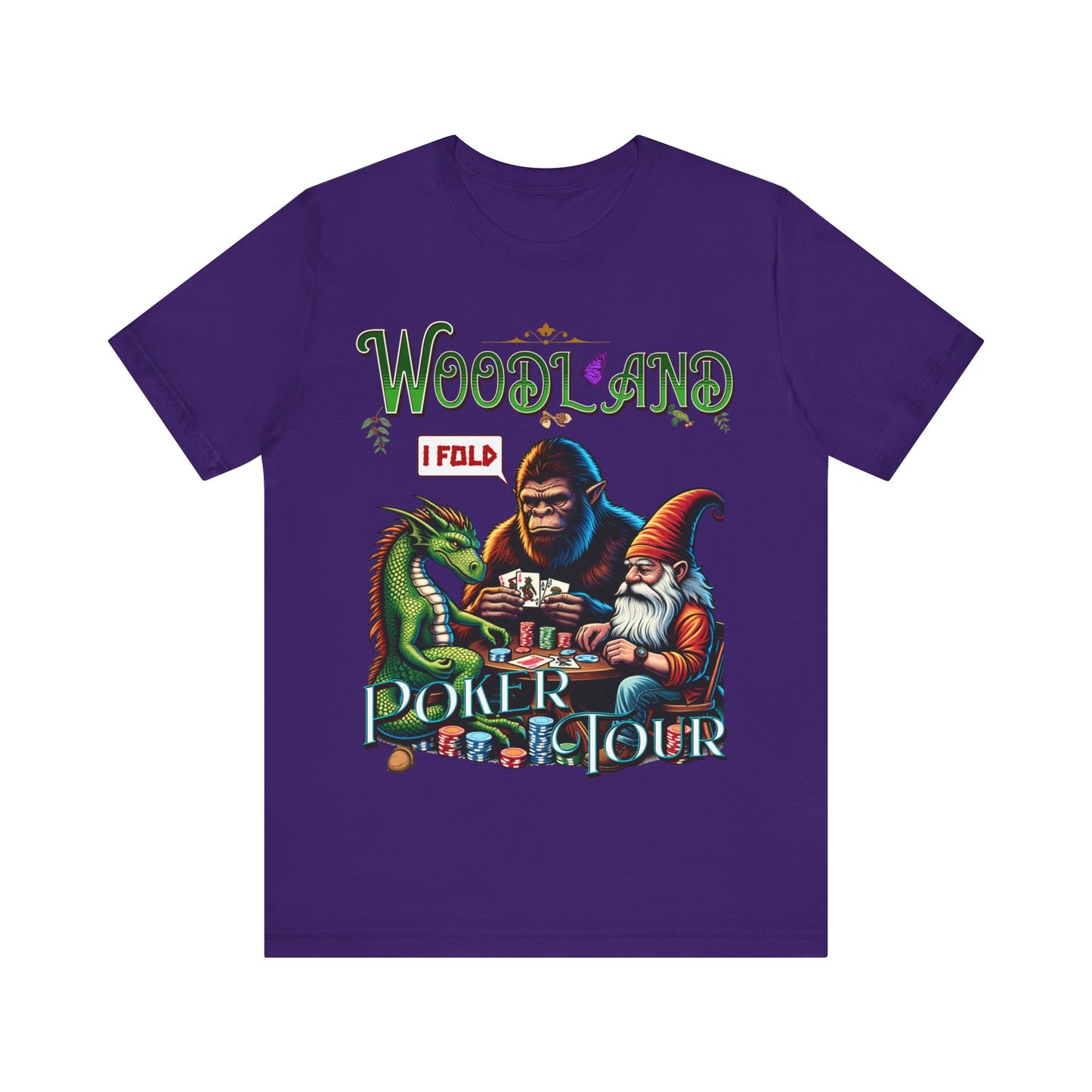 Woodland Poker Tour - Unisex Jersey Short Sleeve Tee.