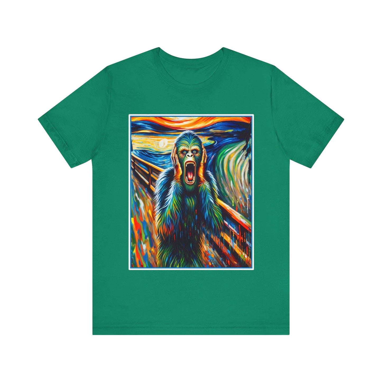 The Screaming Sasquatch - Unisex Jersey Short Sleeve Tee