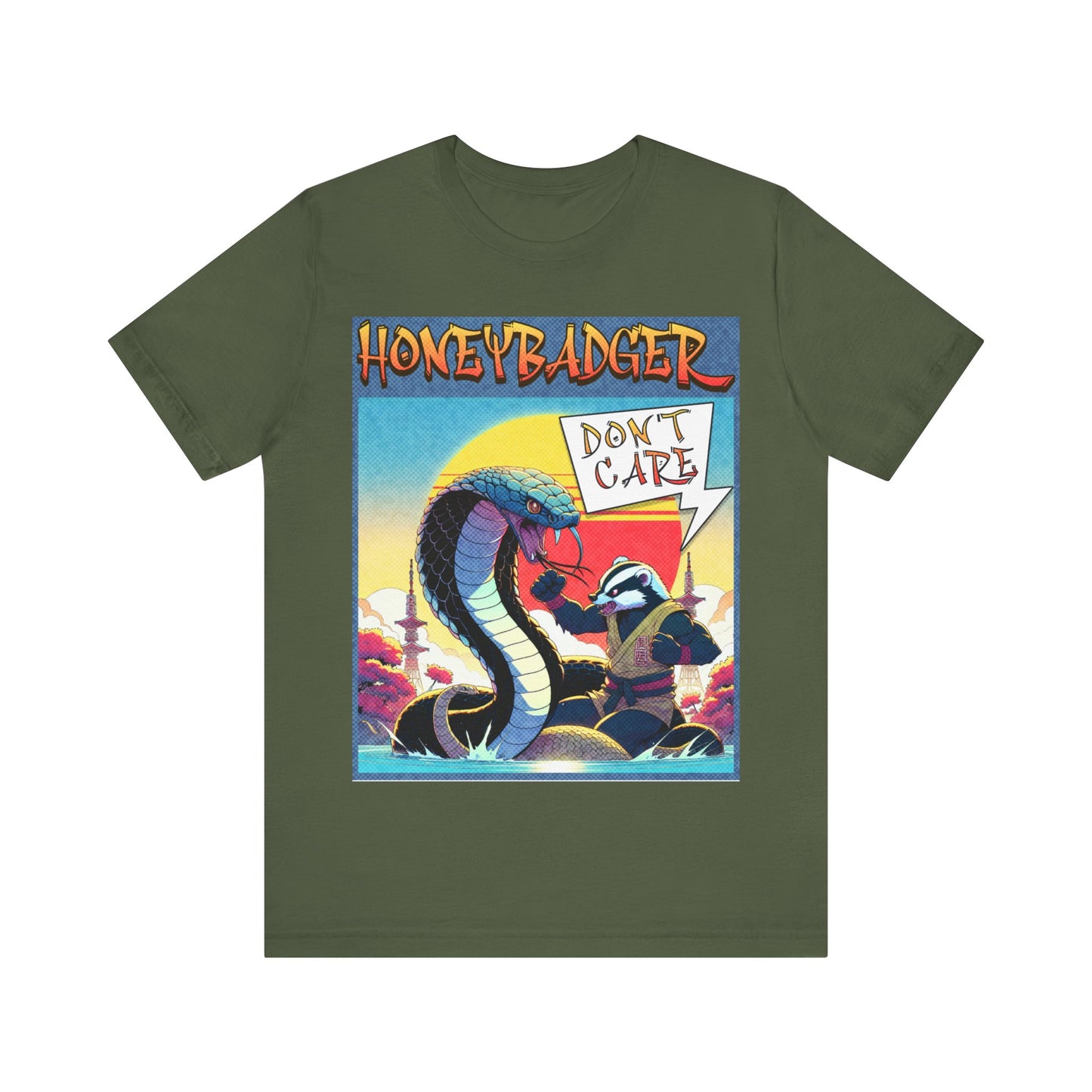 Honey Badger - Unisex Jersey Short Sleeve Tee.