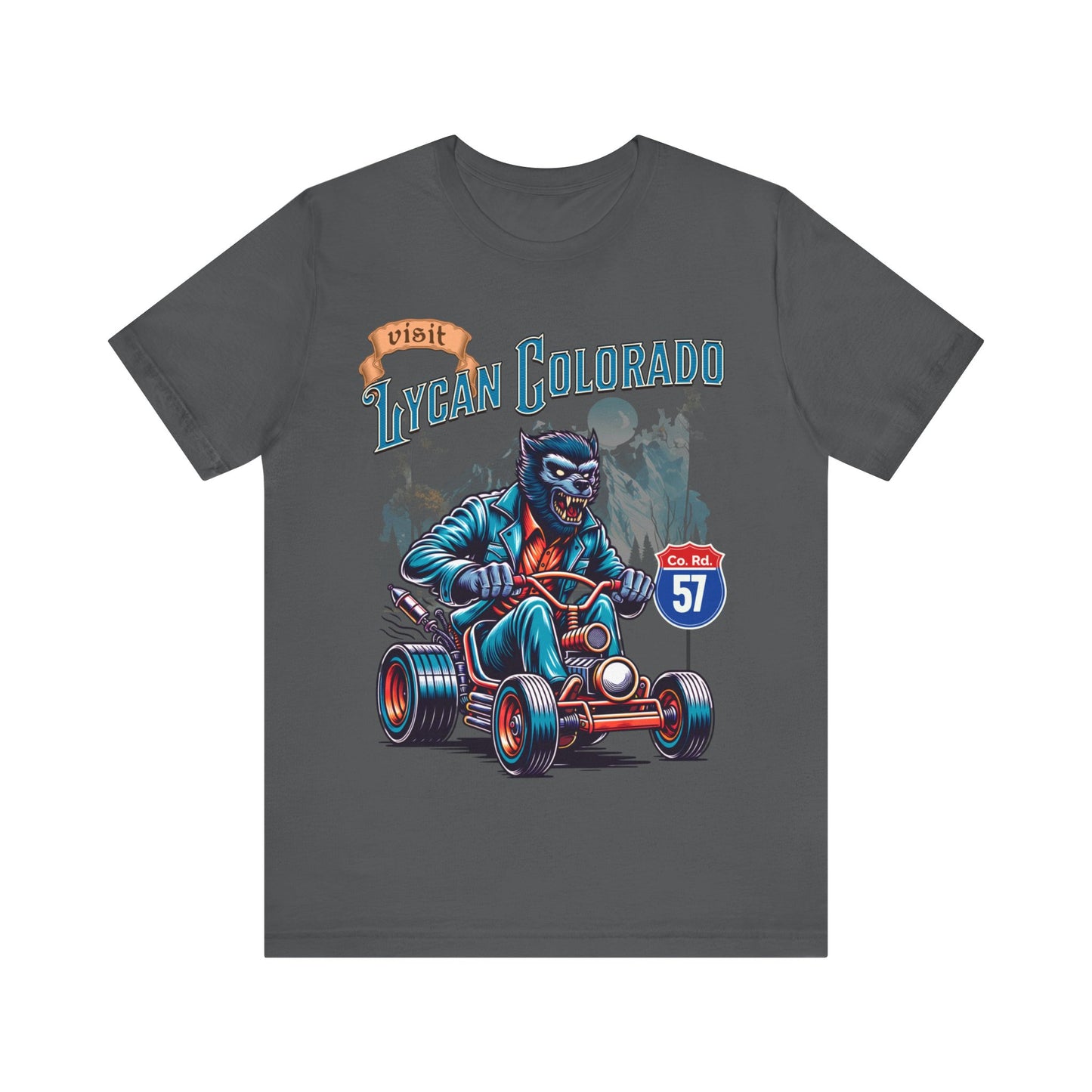 Visit Lycan Colorado - Unisex Jersey Short Sleeve Tee.