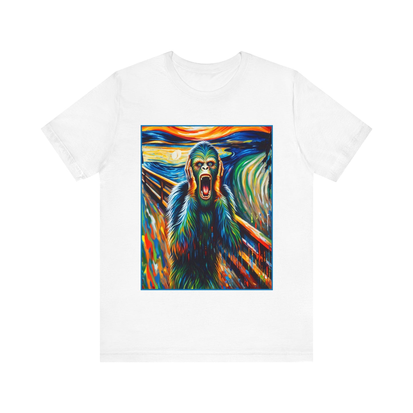 The Screaming Sasquatch - Unisex Jersey Short Sleeve Tee