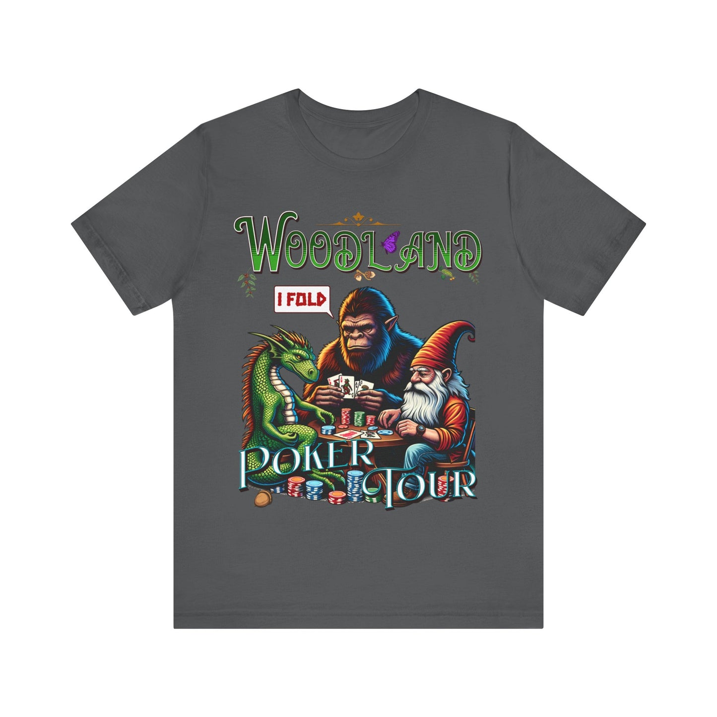 Woodland Poker Tour - Unisex Jersey Short Sleeve Tee.