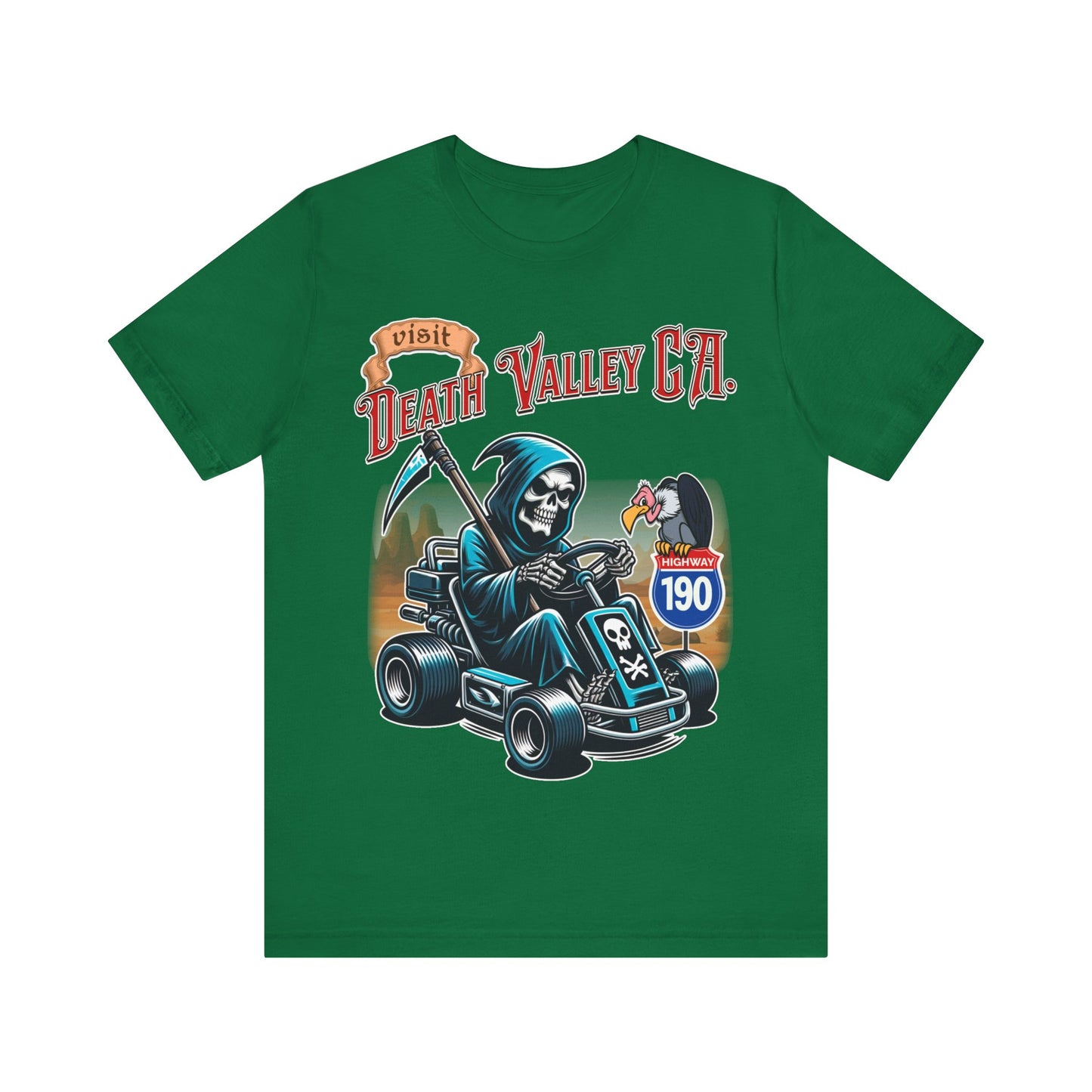 Visit Death Valley California - Unisex Jersey Short Sleeve Tee.