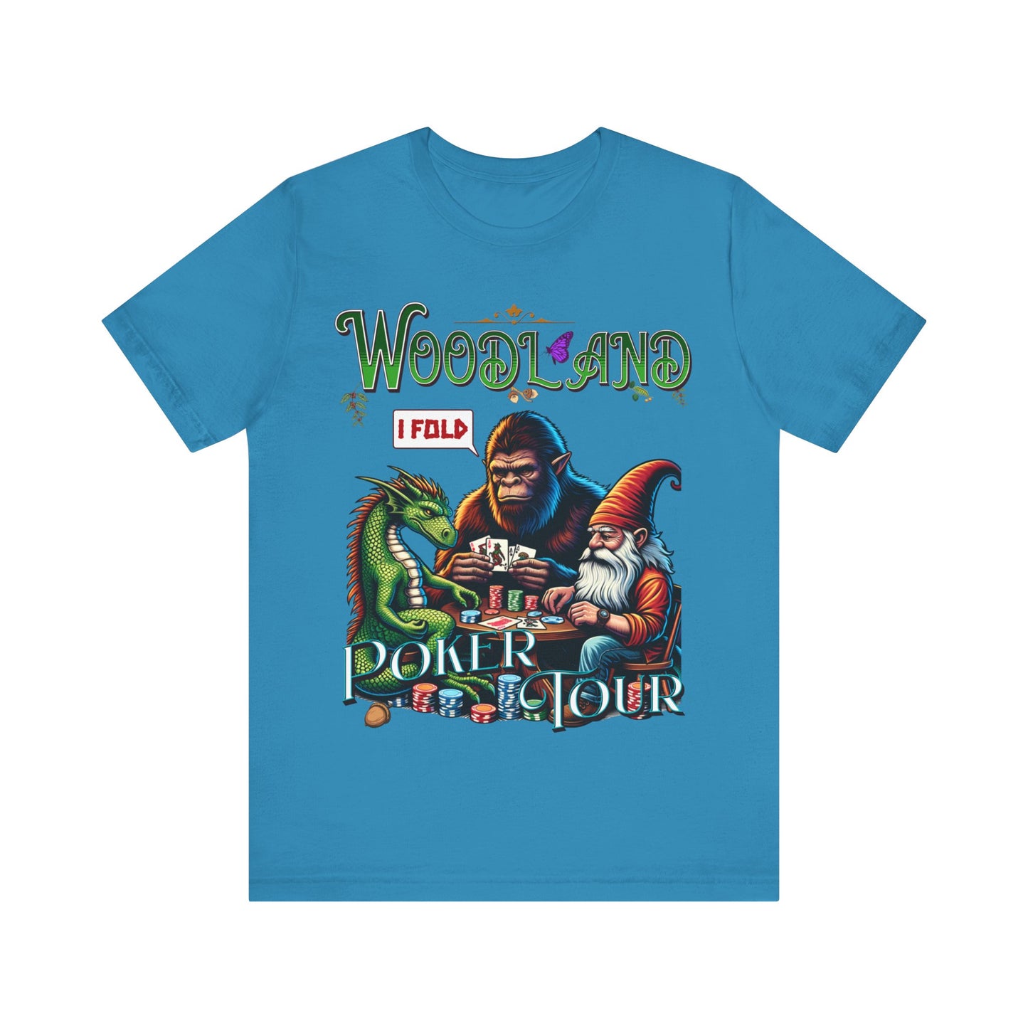 Woodland Poker Tour - Unisex Jersey Short Sleeve Tee.