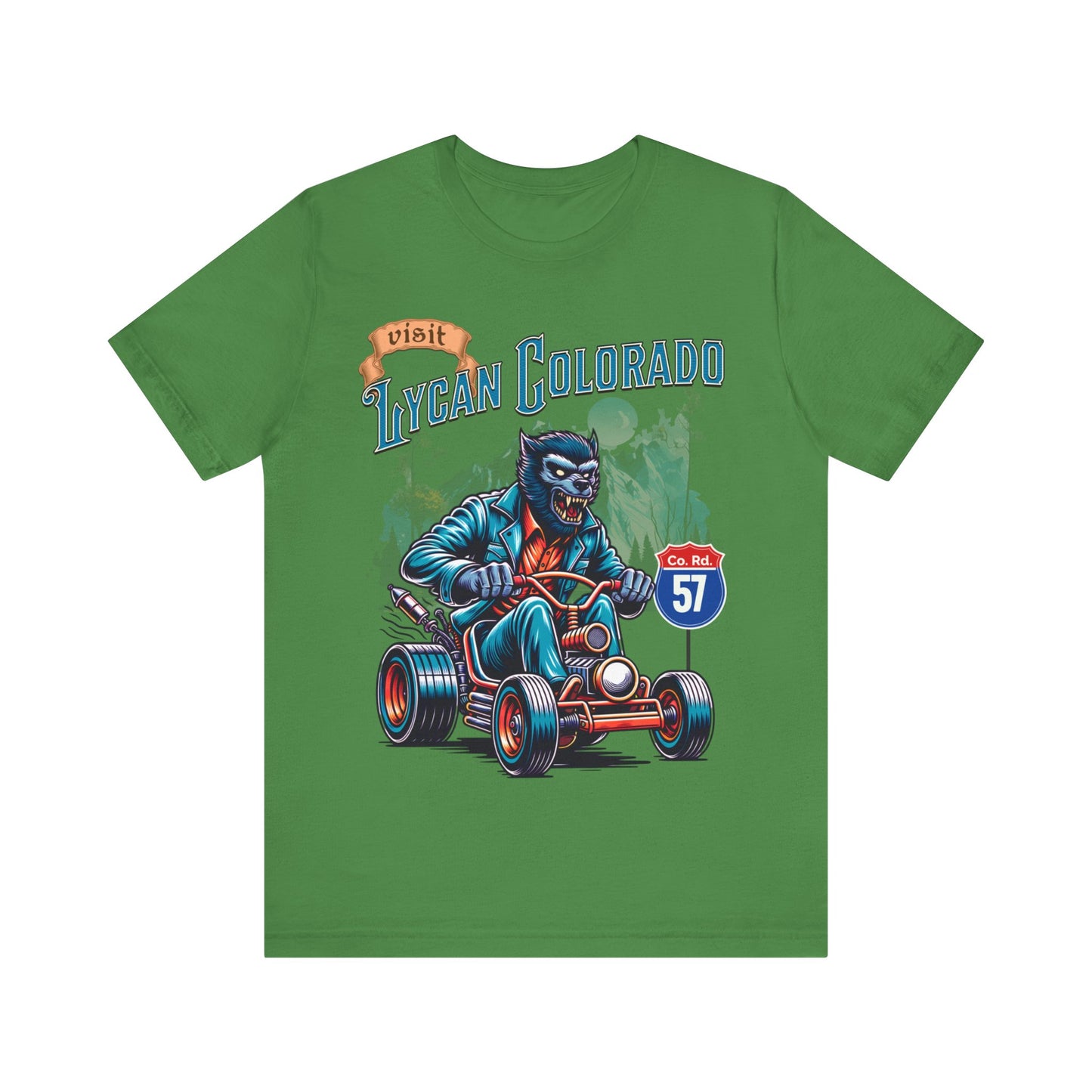 Visit Lycan Colorado - Unisex Jersey Short Sleeve Tee.
