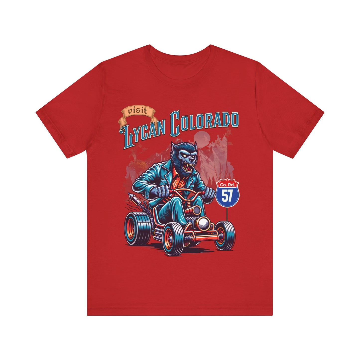 Visit Lycan Colorado - Unisex Jersey Short Sleeve Tee.