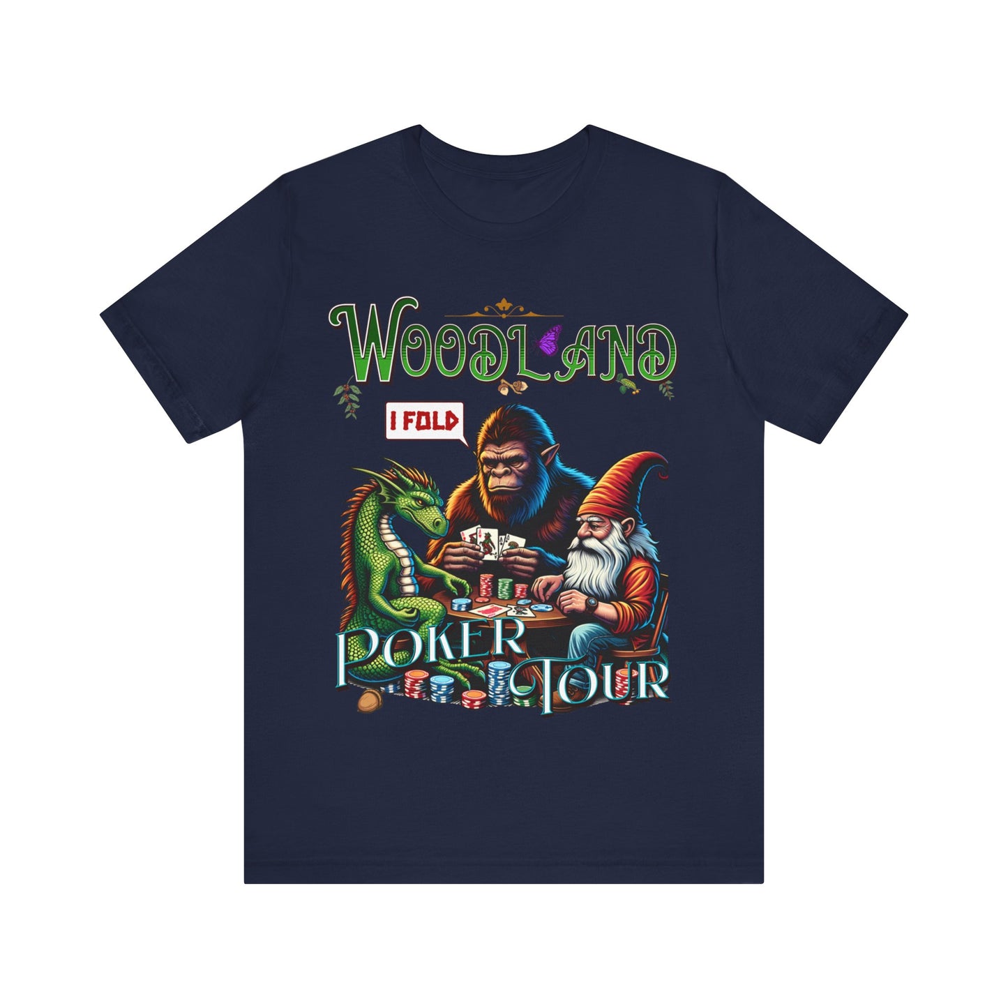 Woodland Poker Tour - Unisex Jersey Short Sleeve Tee.