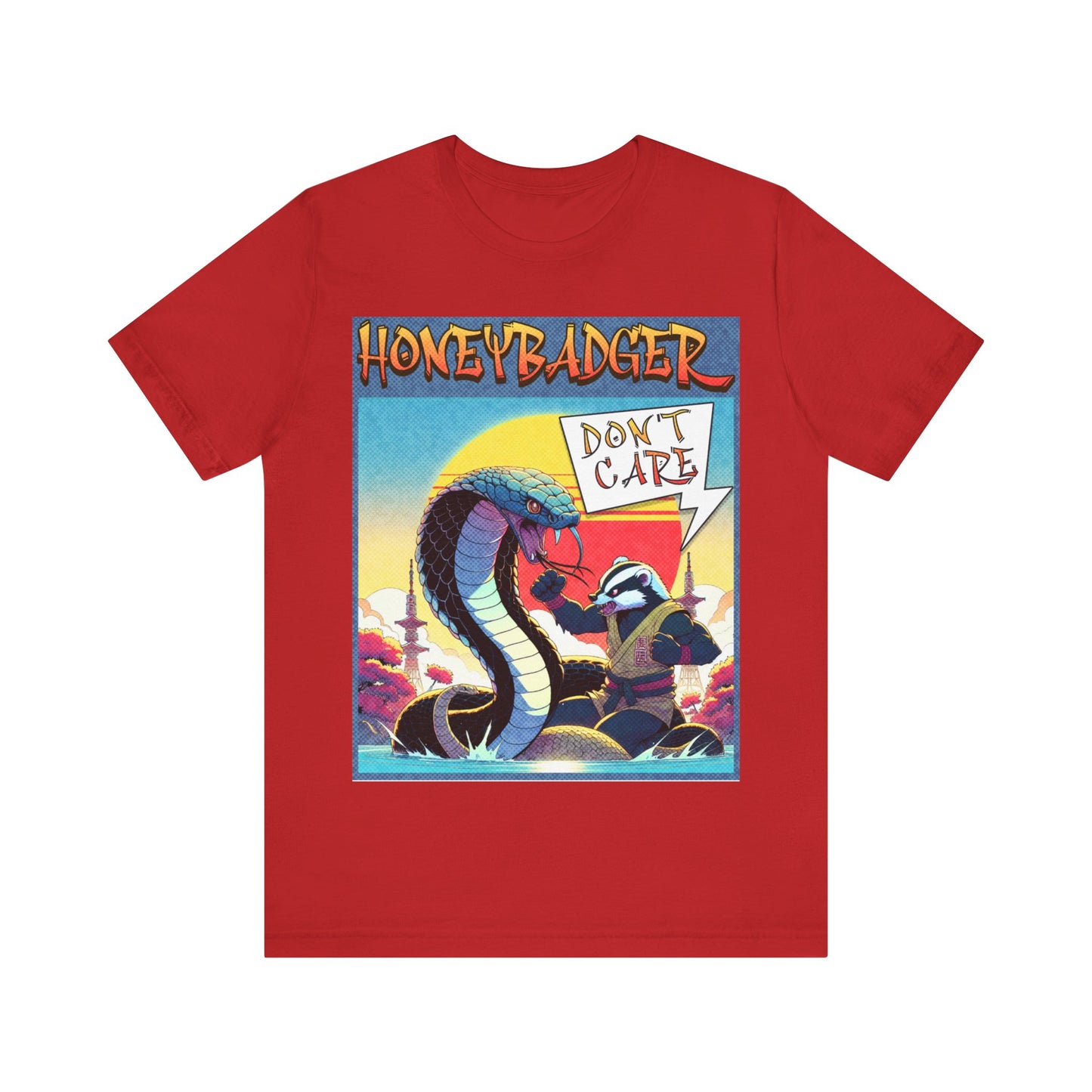Honey Badger - Unisex Jersey Short Sleeve Tee.