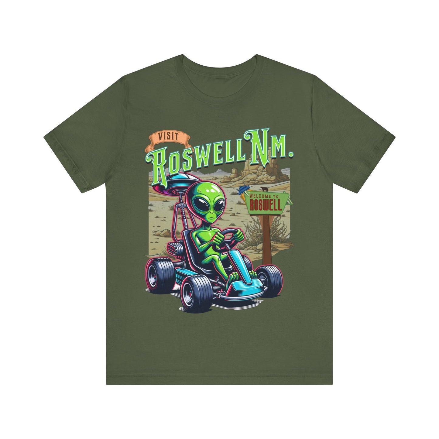 Visit Roswell New Mexico - Unisex Jersey Short Sleeve Tee.