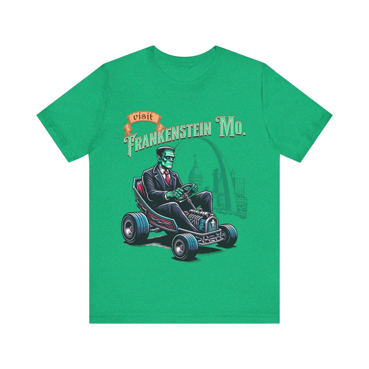 Visit Frankenstein Missouri - Unisex Jersey Short Sleeve Tee.