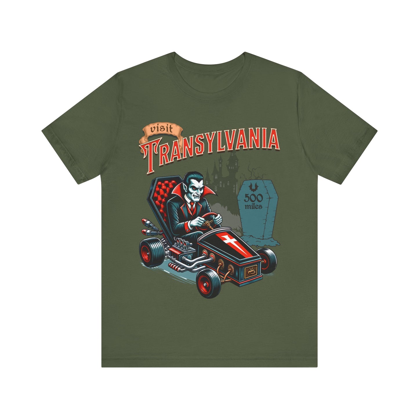 Visit Transylvania - Unisex Jersey Short Sleeve Tee.