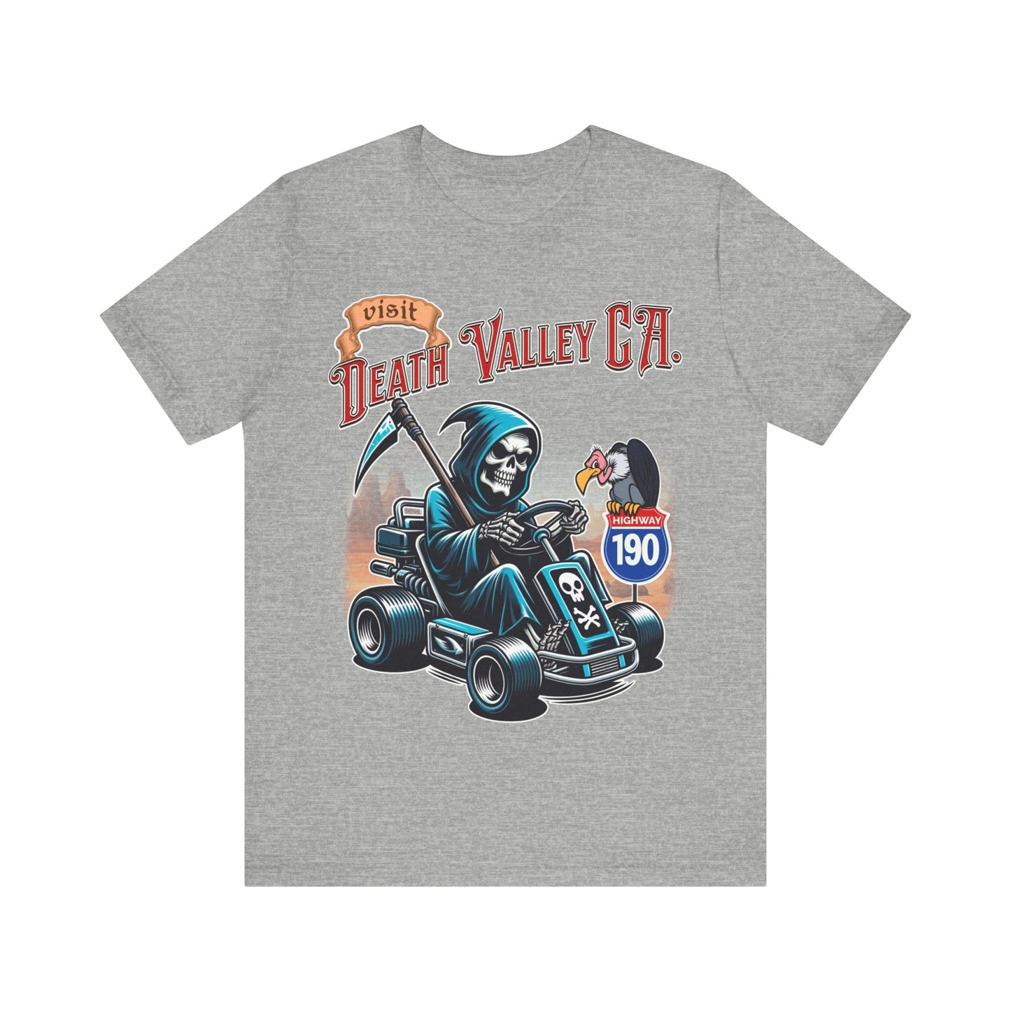 Visit Death Valley California - Unisex Jersey Short Sleeve Tee.