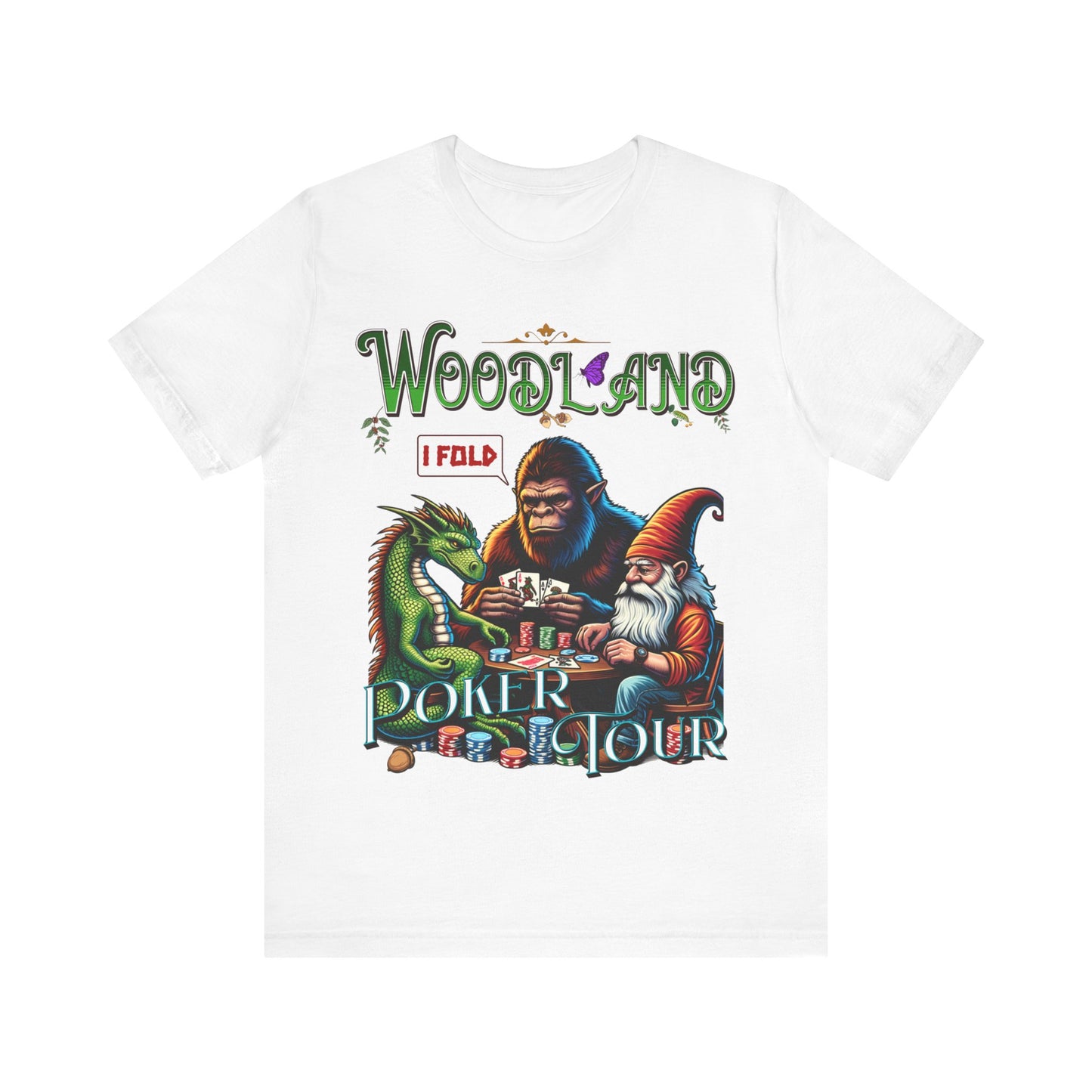 Woodland Poker Tour - Unisex Jersey Short Sleeve Tee.