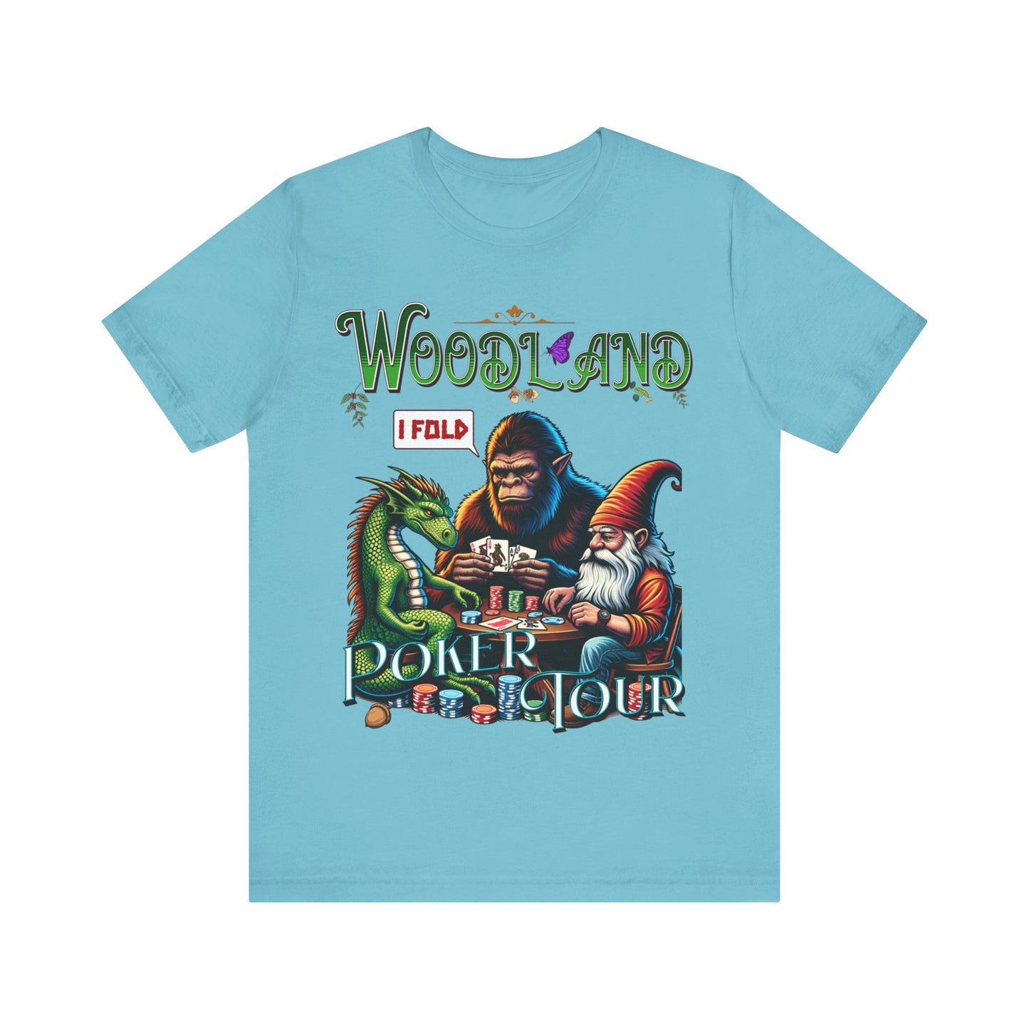 Woodland Poker Tour - Unisex Jersey Short Sleeve Tee.