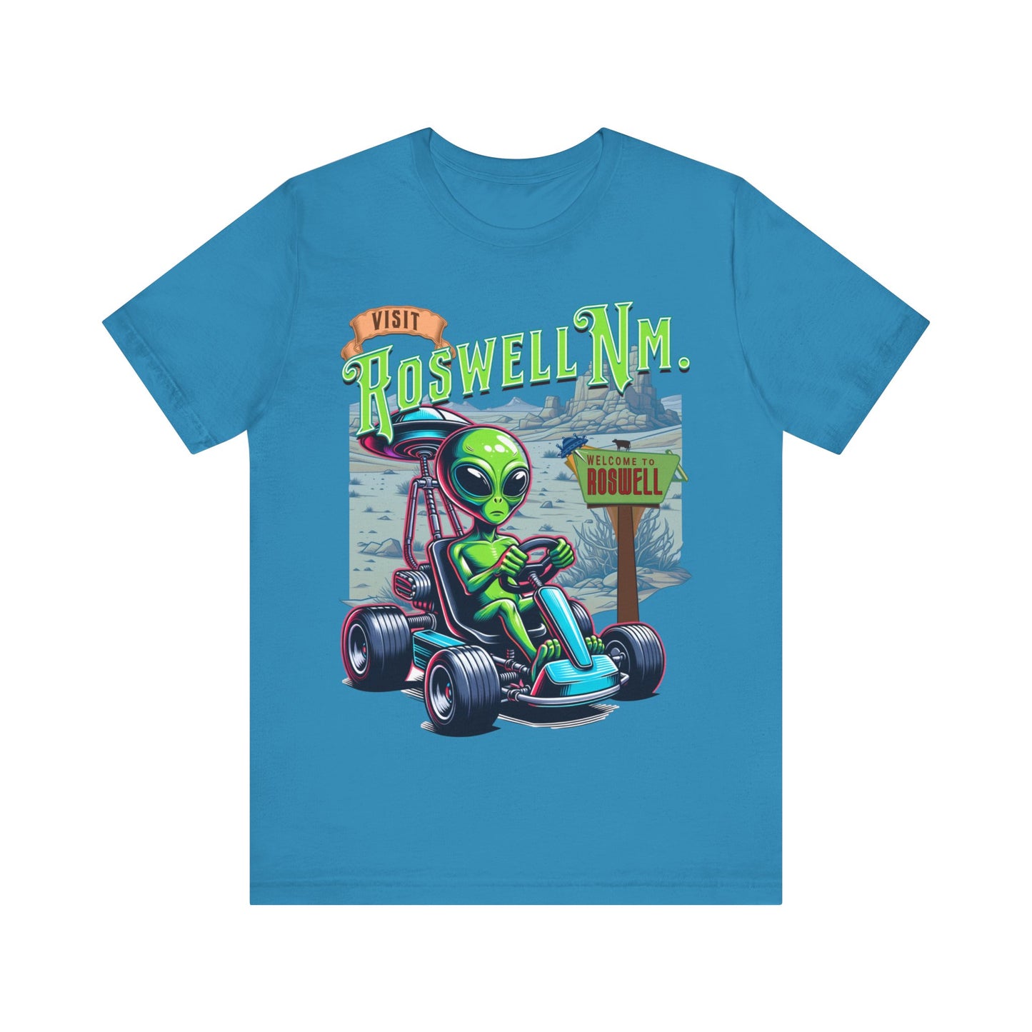 Visit Roswell New Mexico - Unisex Jersey Short Sleeve Tee.