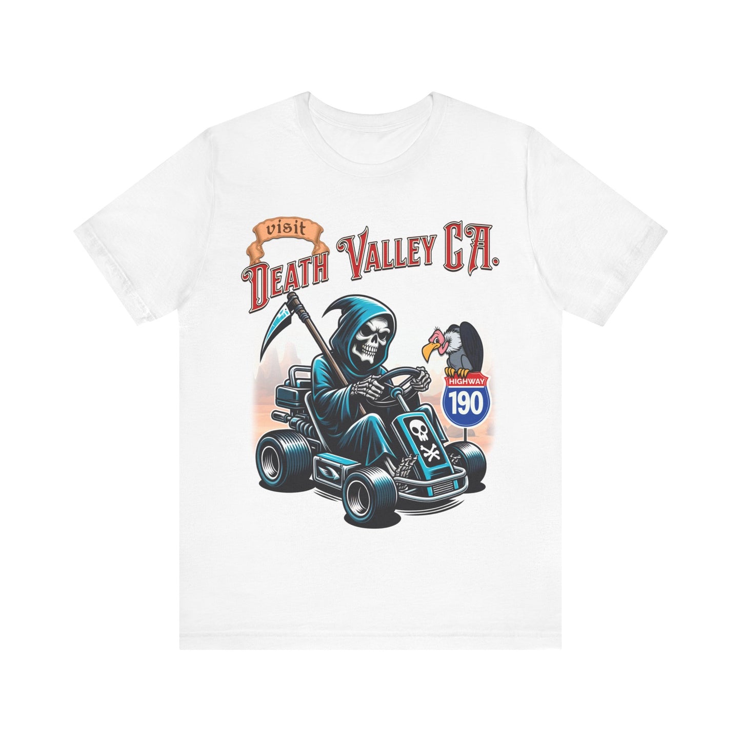 Visit Death Valley California - Unisex Jersey Short Sleeve Tee.
