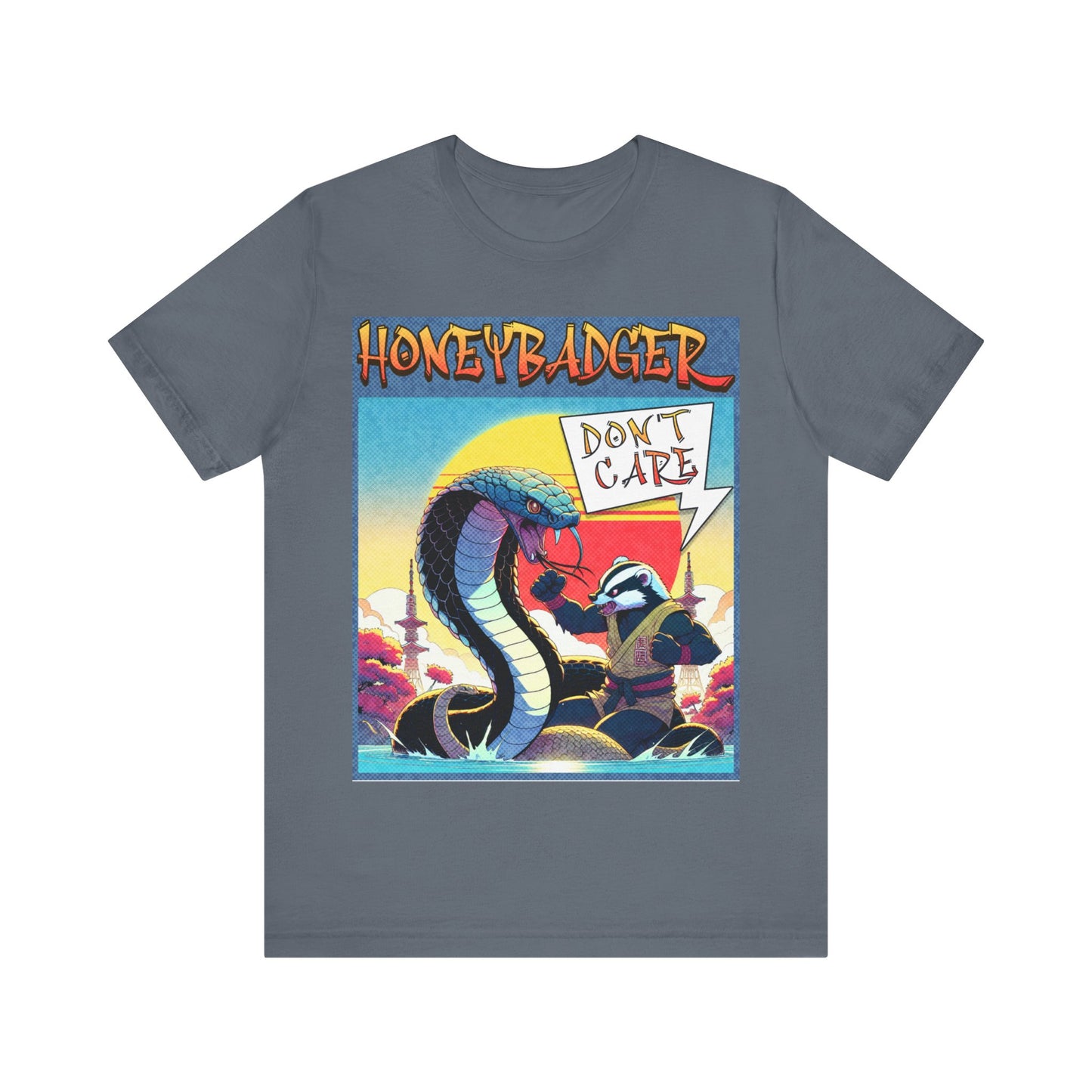 Honey Badger - Unisex Jersey Short Sleeve Tee.