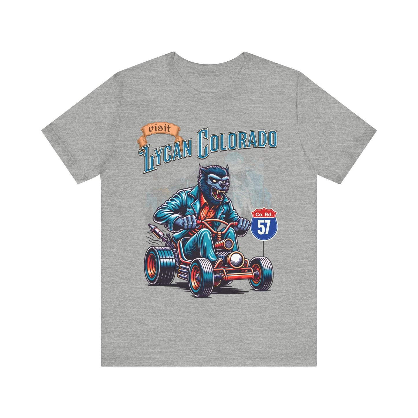 Visit Lycan Colorado - Unisex Jersey Short Sleeve Tee.