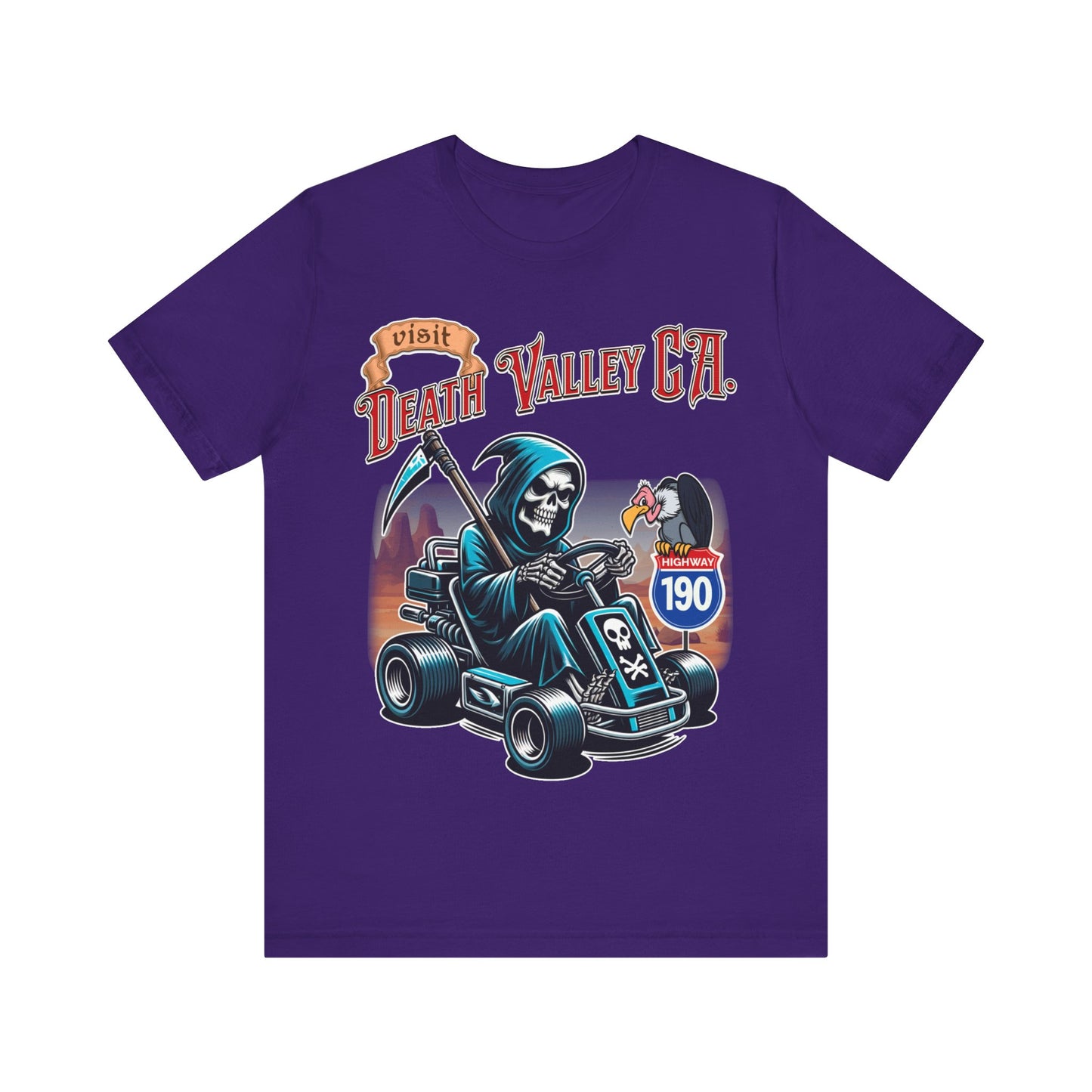 Visit Death Valley California - Unisex Jersey Short Sleeve Tee.