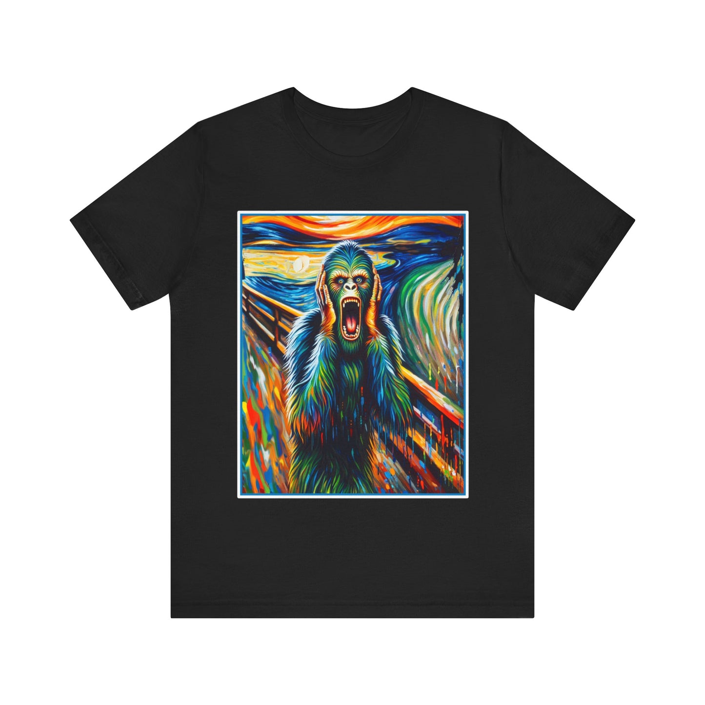 The Screaming Sasquatch - Unisex Jersey Short Sleeve Tee
