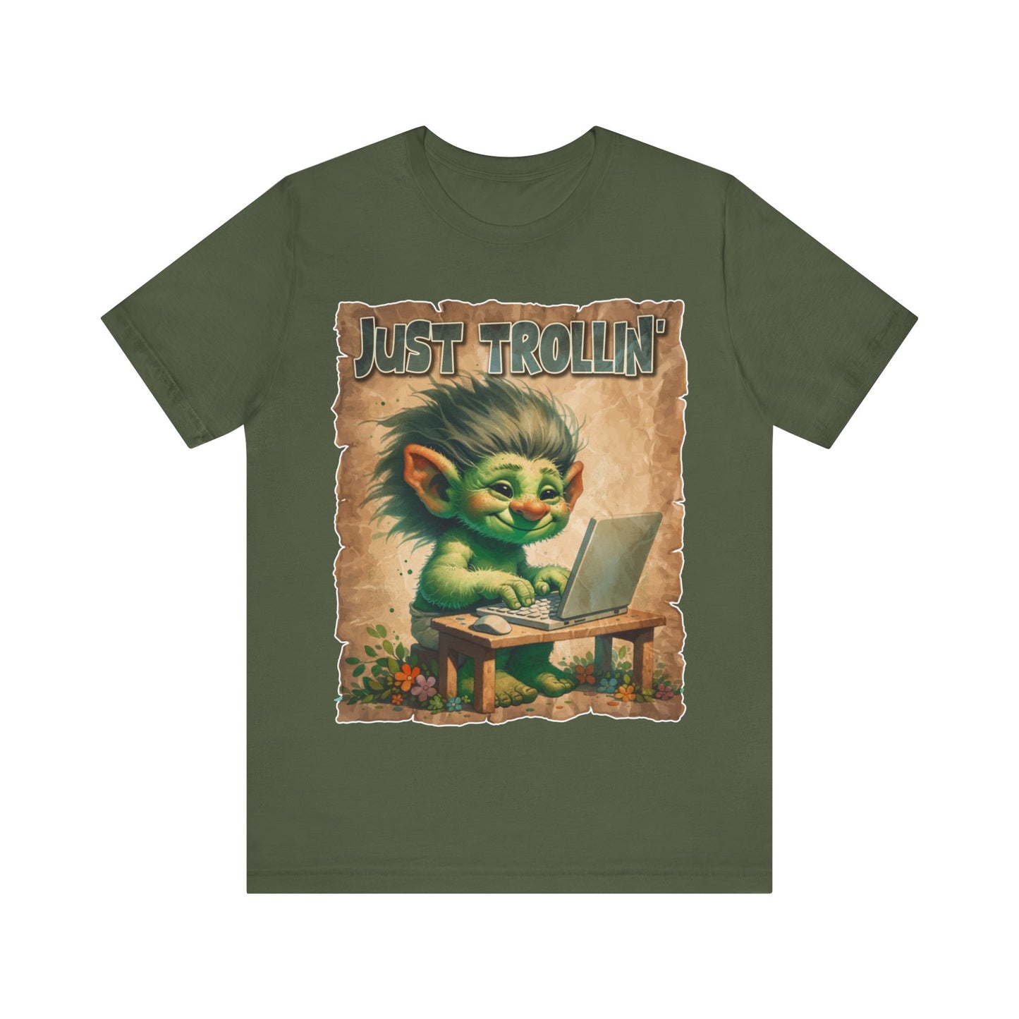 Just Trollin' - Unisex Jersey Short Sleeve Tee.