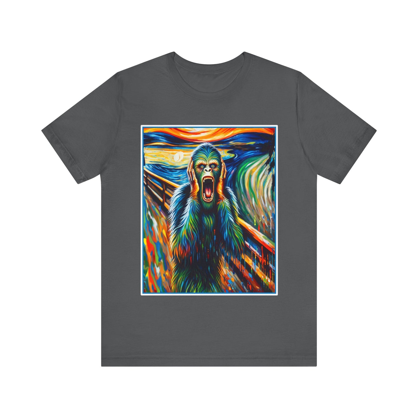 The Screaming Sasquatch - Unisex Jersey Short Sleeve Tee