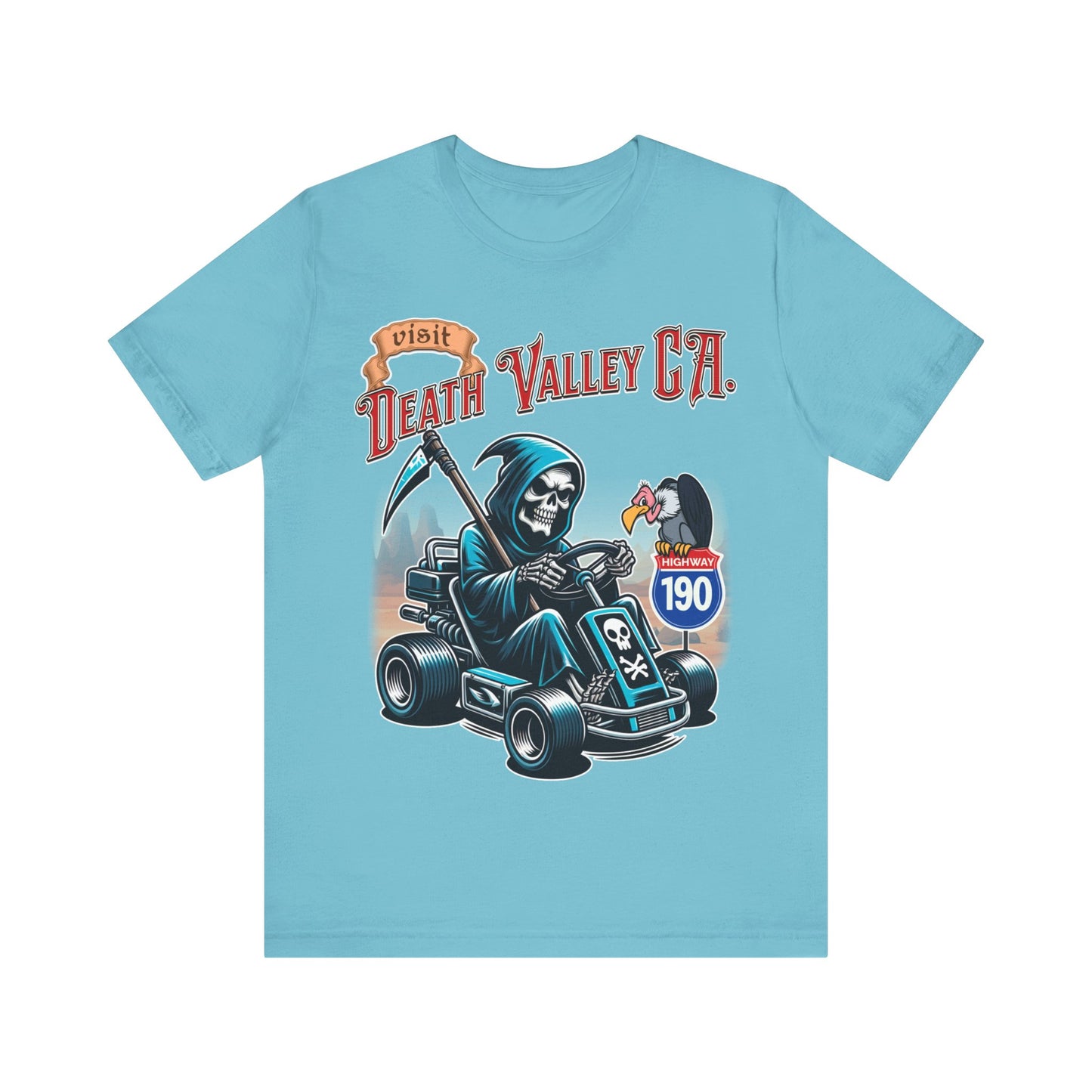 Visit Death Valley California - Unisex Jersey Short Sleeve Tee.