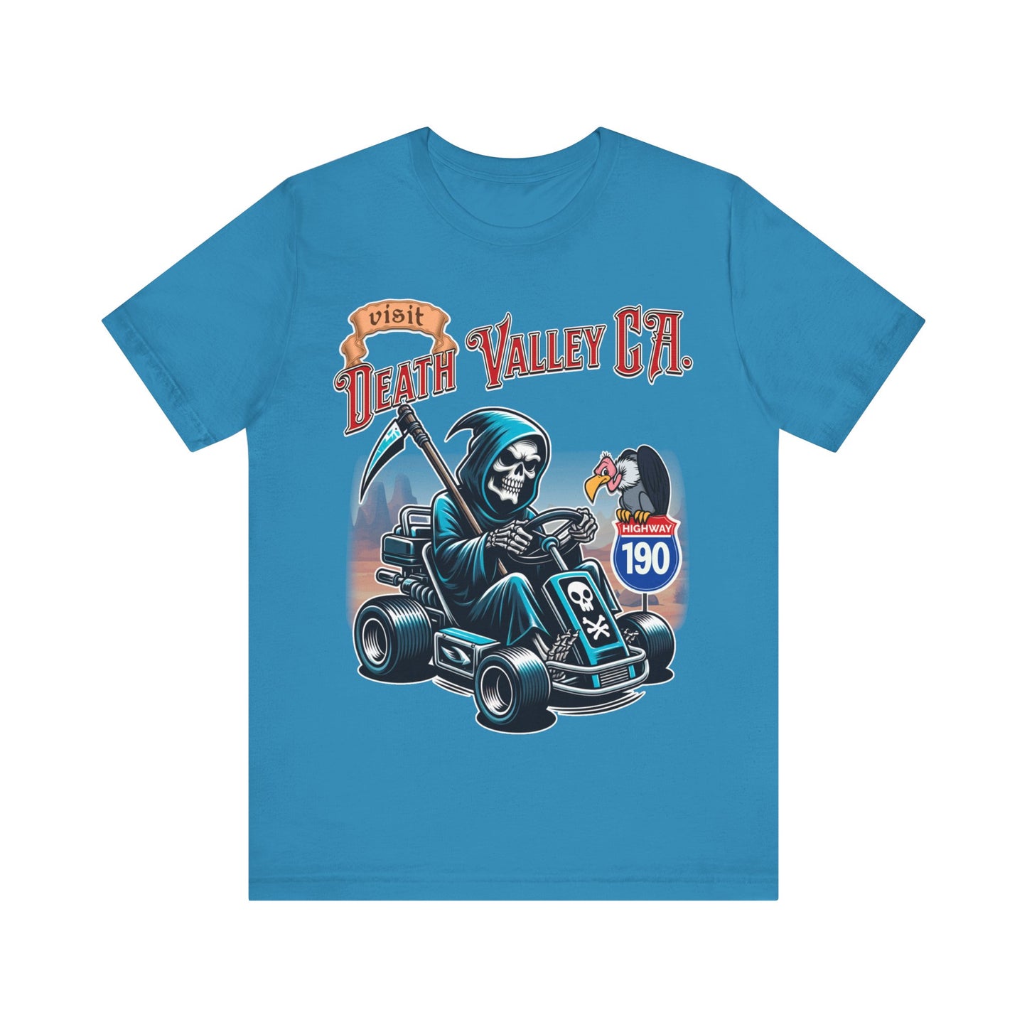 Visit Death Valley California - Unisex Jersey Short Sleeve Tee.