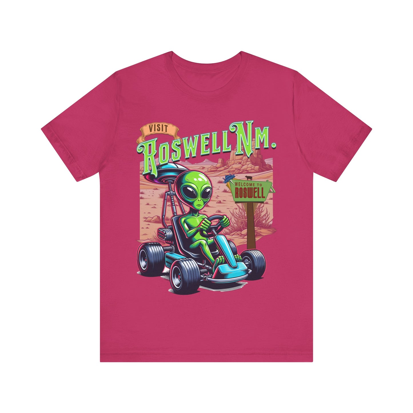 Visit Roswell New Mexico - Unisex Jersey Short Sleeve Tee.