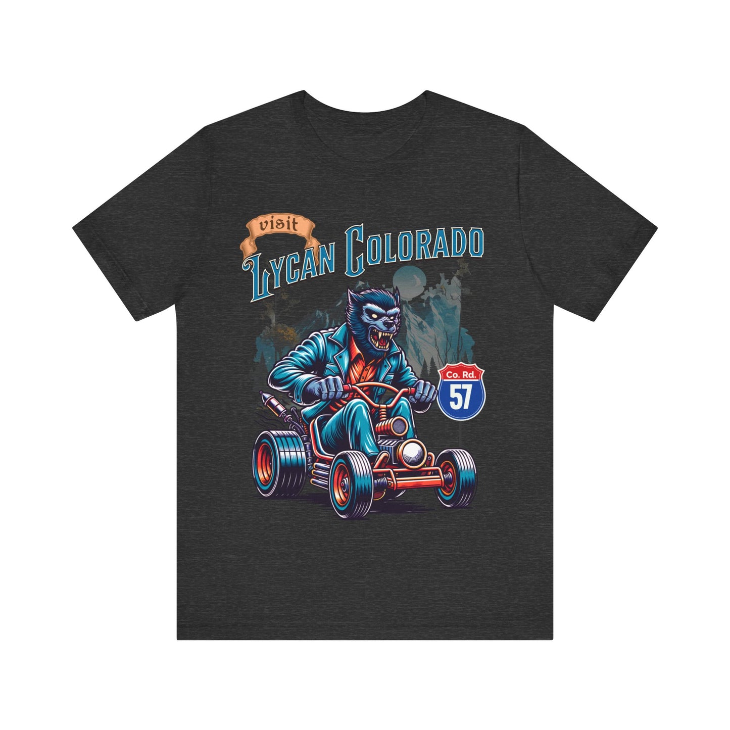 Visit Lycan Colorado - Unisex Jersey Short Sleeve Tee.