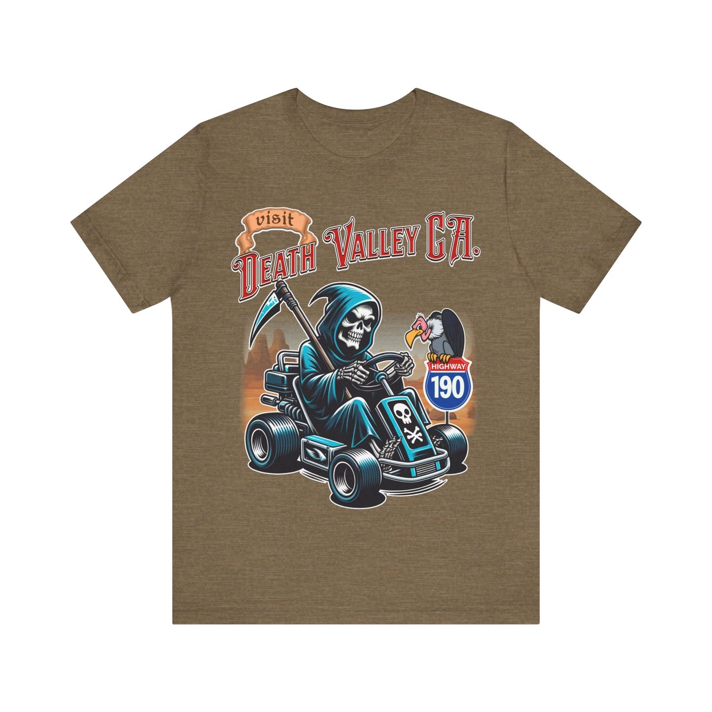 Visit Death Valley California - Unisex Jersey Short Sleeve Tee.