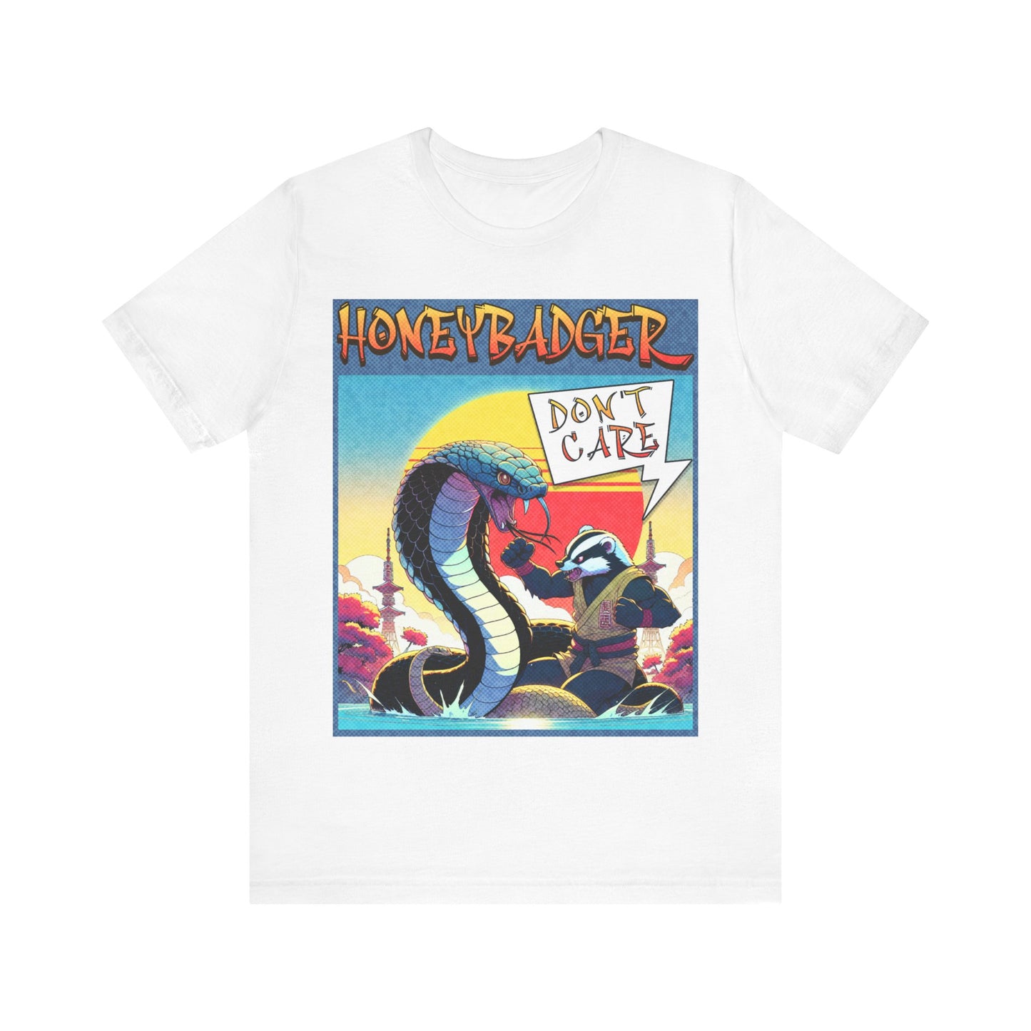 Honey Badger - Unisex Jersey Short Sleeve Tee.