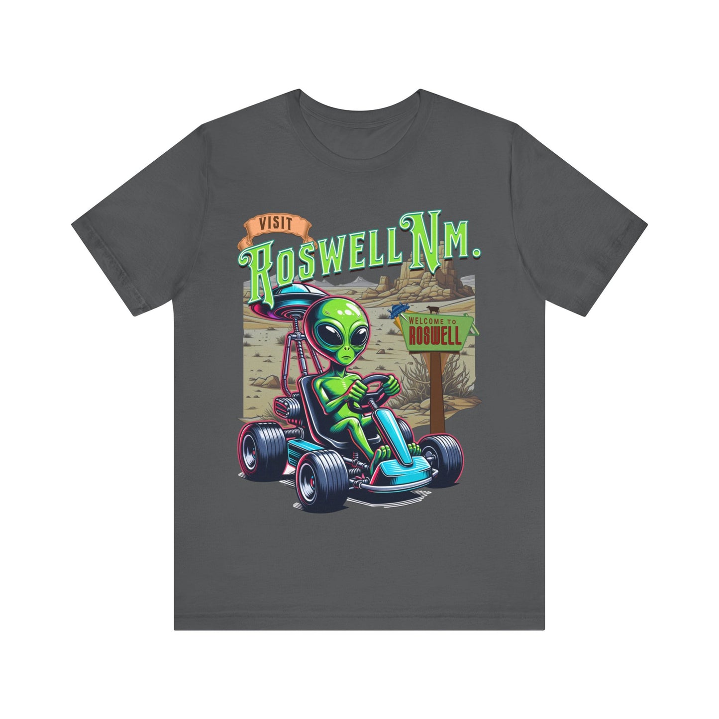 Visit Roswell New Mexico - Unisex Jersey Short Sleeve Tee.