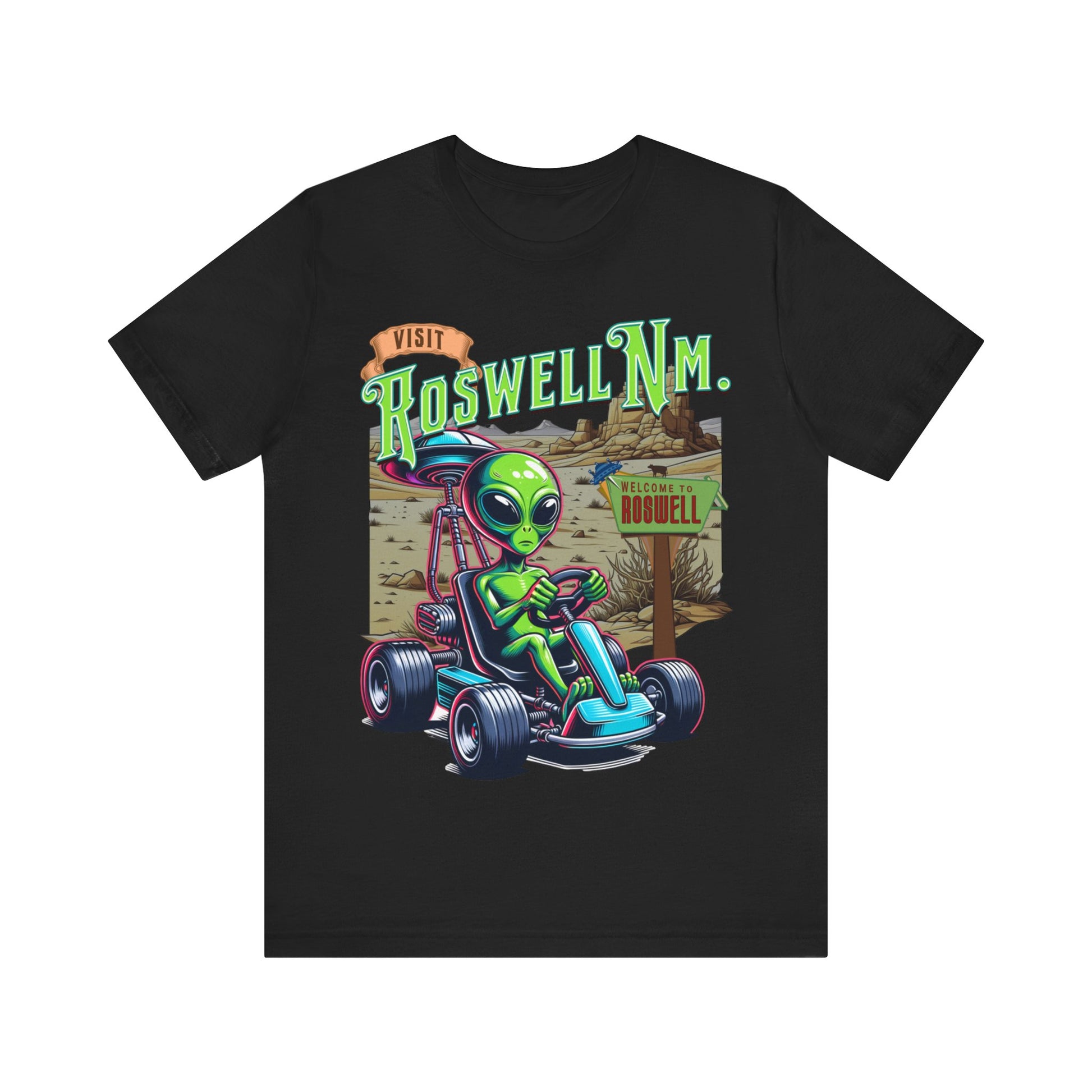 Visit Roswell New Mexico - Unisex Jersey Short Sleeve Tee.