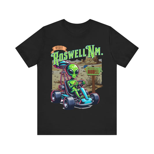 Visit Roswell New Mexico - Unisex Jersey Short Sleeve Tee.