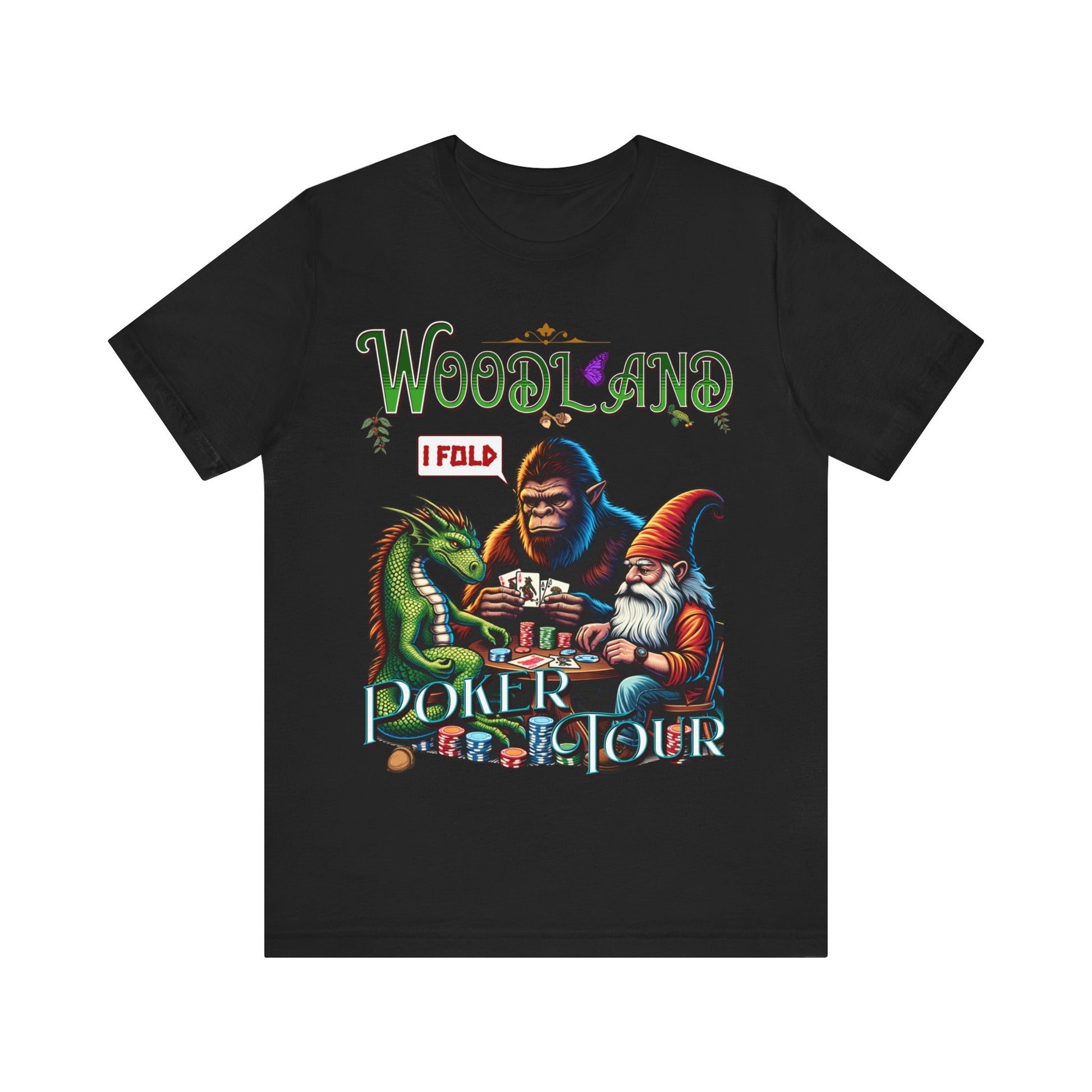 Woodland Poker Tour - Unisex Jersey Short Sleeve Tee.