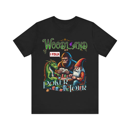 Woodland Poker Tour - Unisex Jersey Short Sleeve Tee.