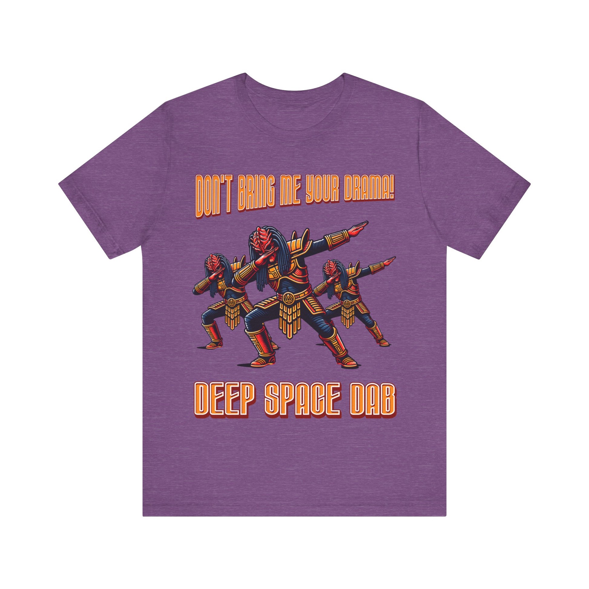 "Dance into the cosmos with our 'Deep Space Dab' tee. Elevate your style with this cosmic twist on a classic move. Shop now and make a stellar statement!"