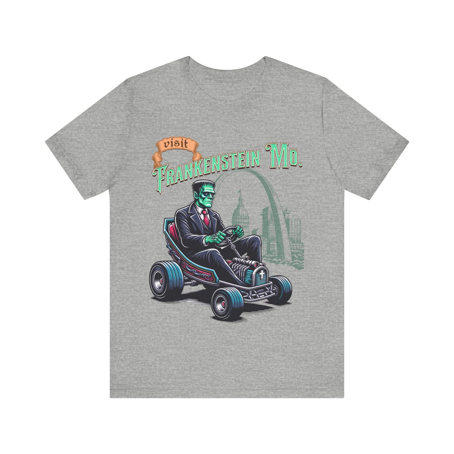 Visit Frankenstein Missouri - Unisex Jersey Short Sleeve Tee.