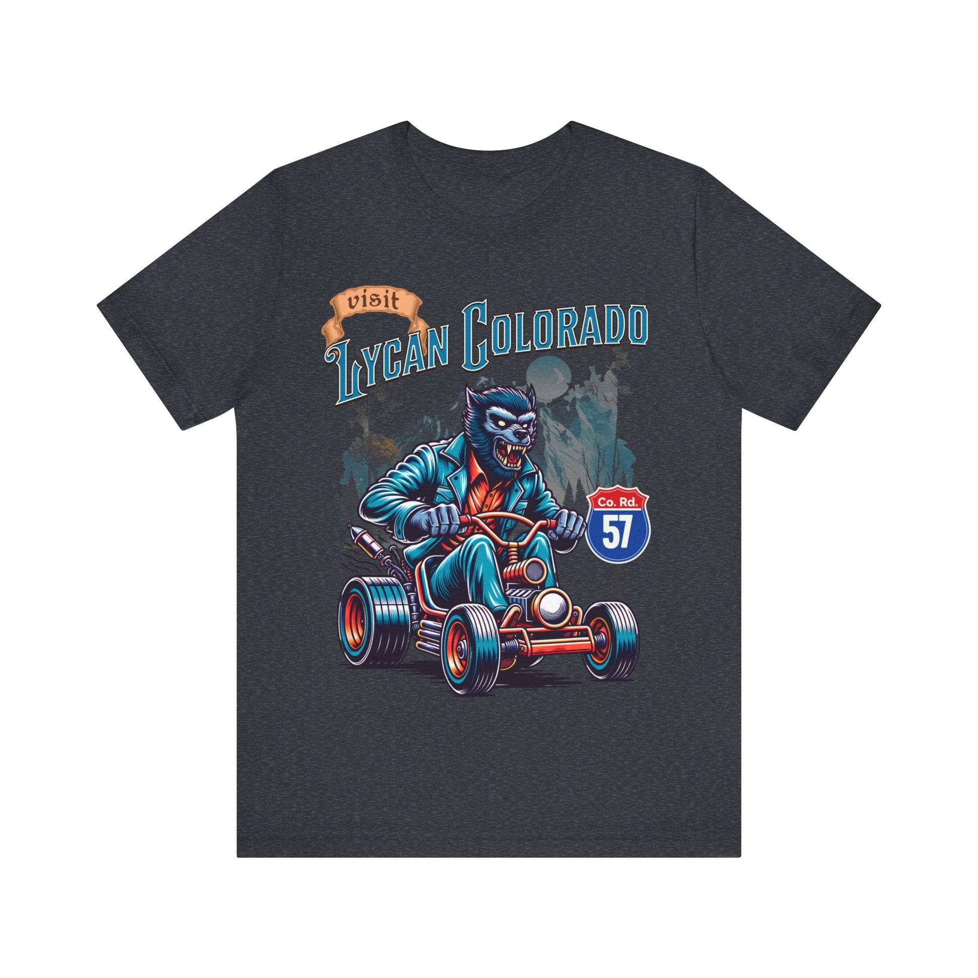 Visit Lycan Colorado - Unisex Jersey Short Sleeve Tee.